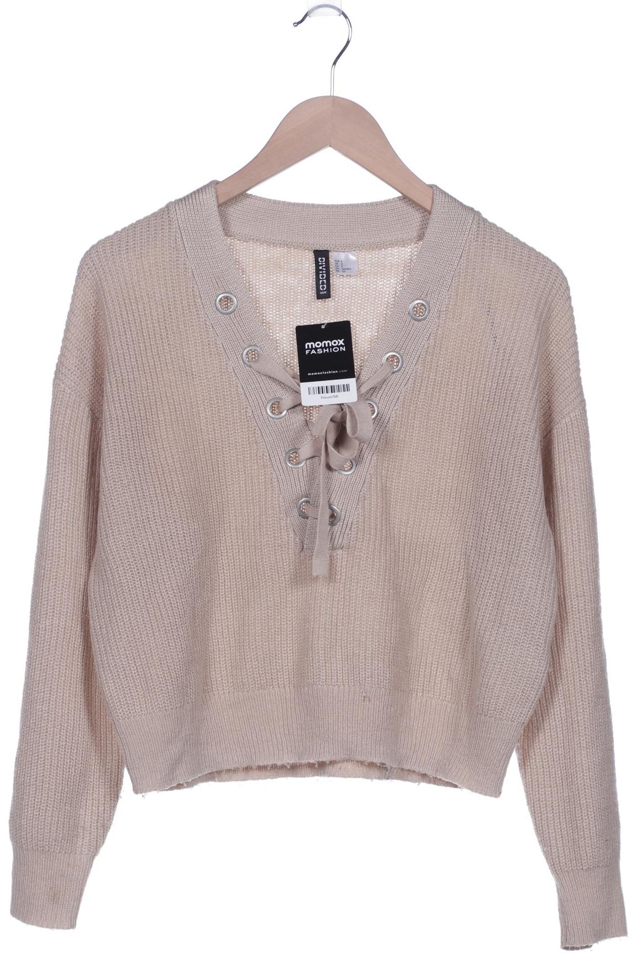 

H&M Damen Pullover, beige, Gr. 36