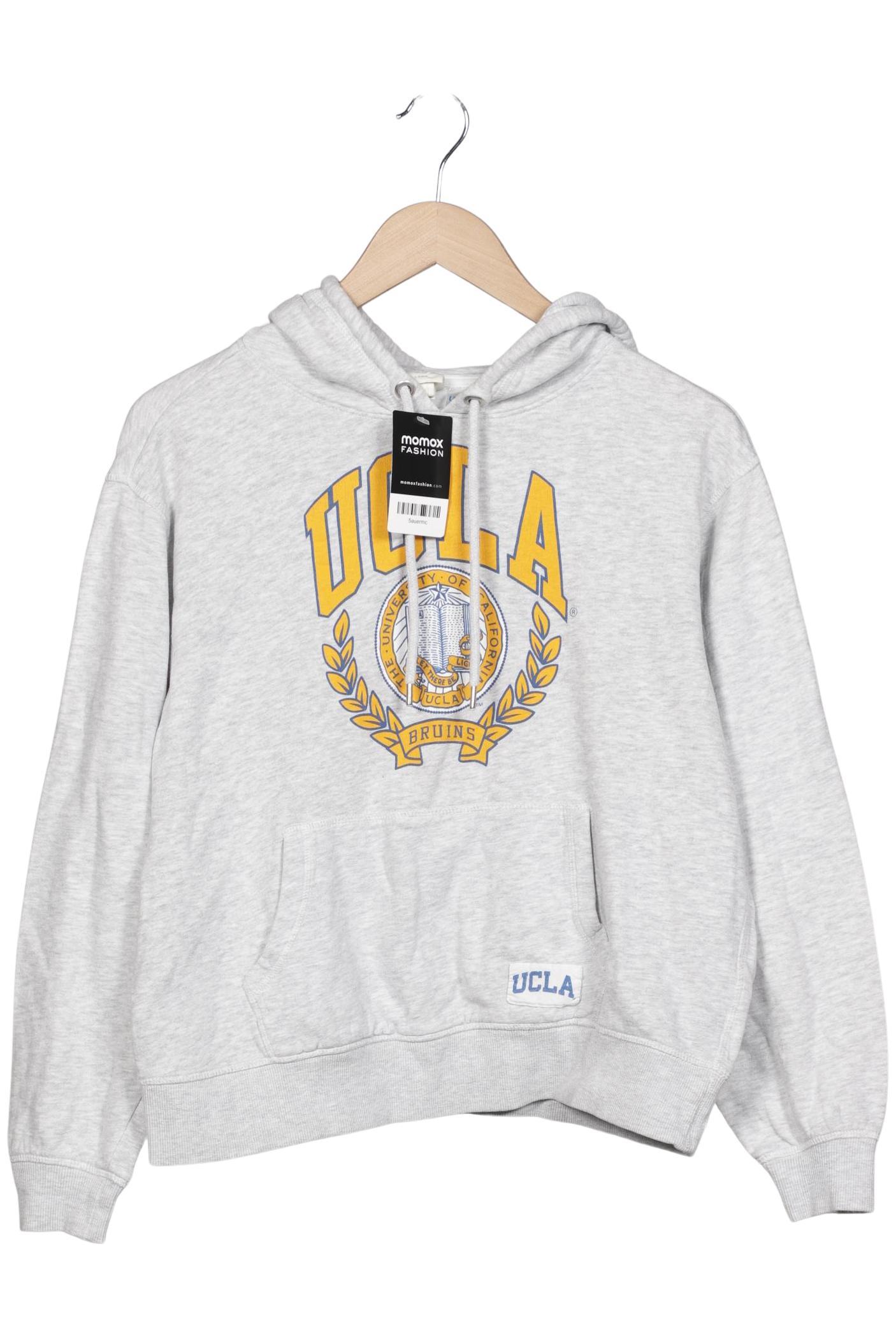 

H&M Damen Kapuzenpullover, grau, Gr. 38