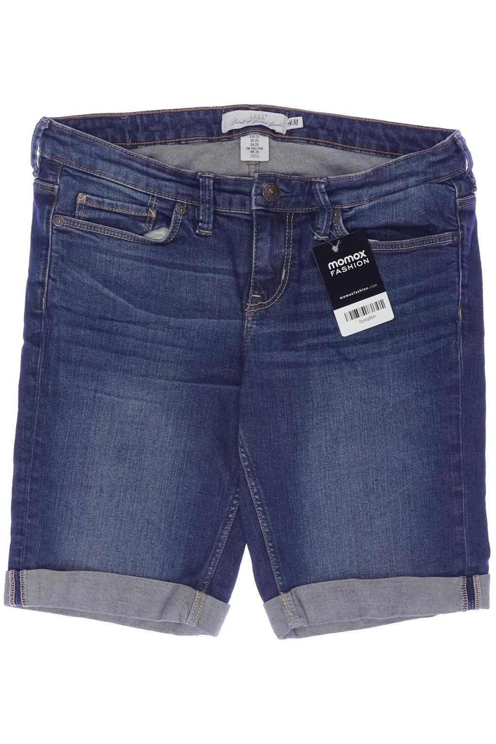 

H&M Damen Shorts, blau, Gr. 29