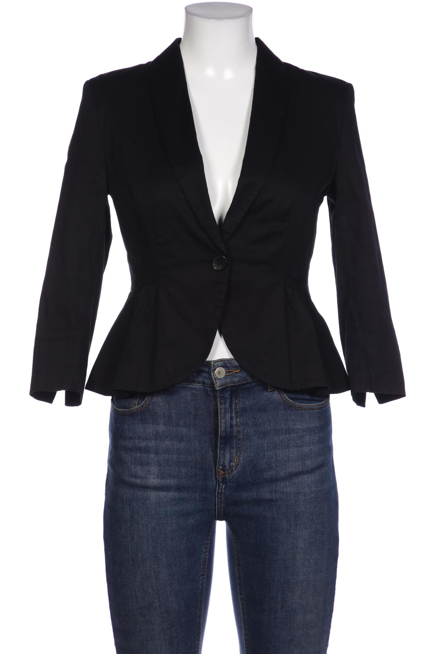 

H&M Damen Blazer, schwarz, Gr. 38