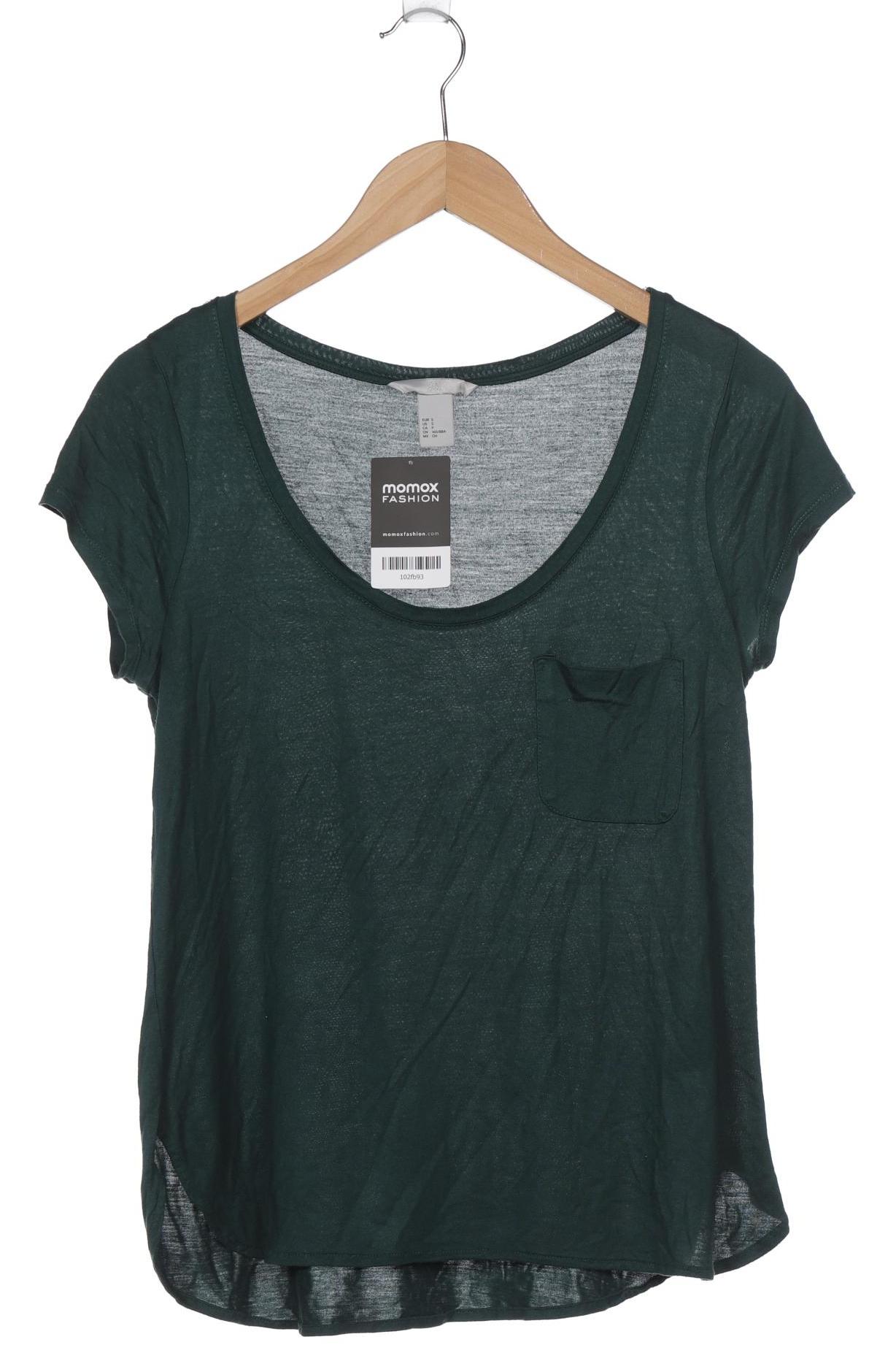 

H&M Damen T-Shirt, grün, Gr. 36