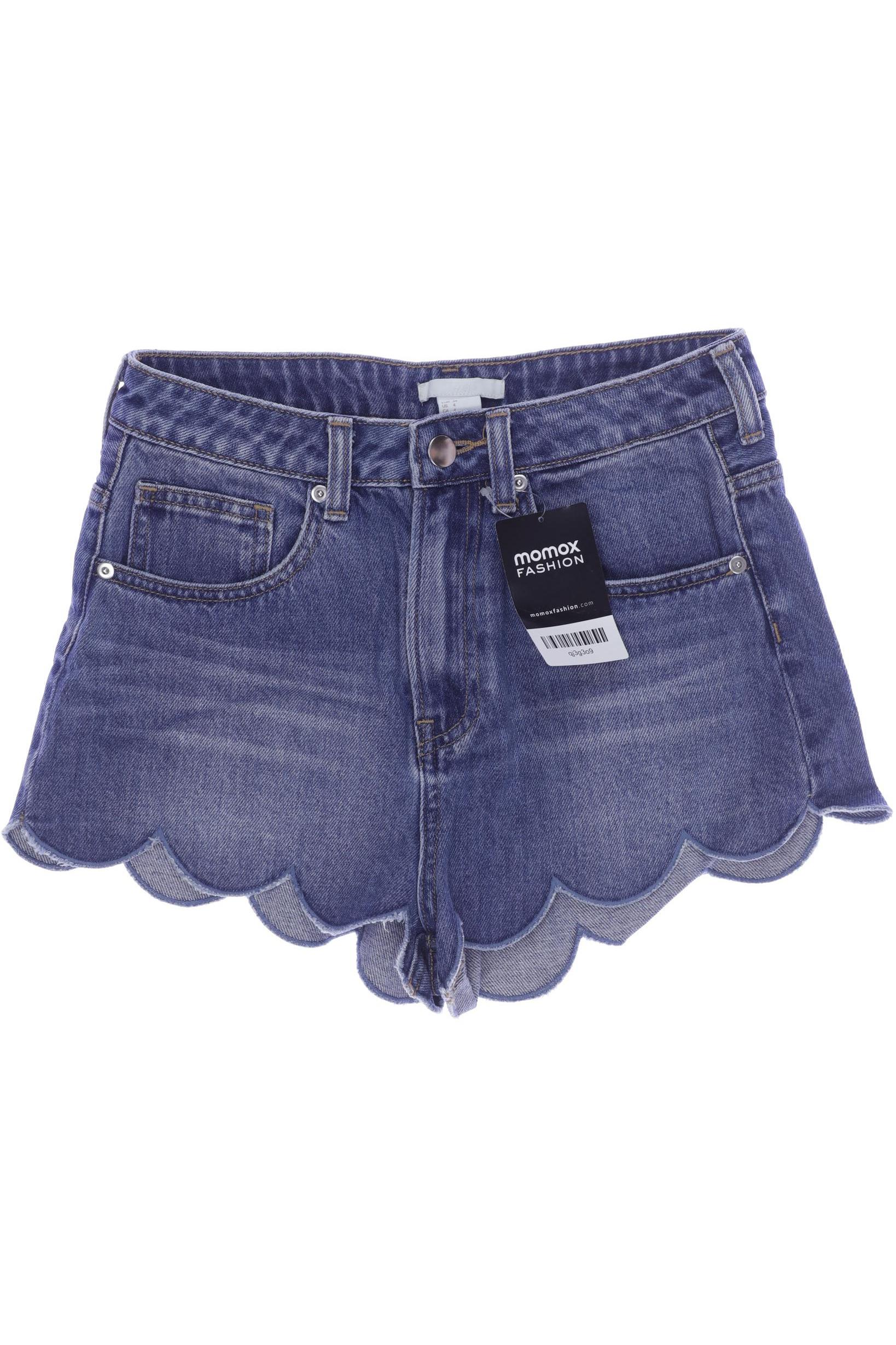 

H&M Damen Shorts, blau, Gr. 34