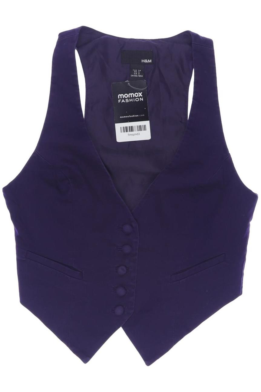 

H&M Damen Weste, flieder, Gr. 34