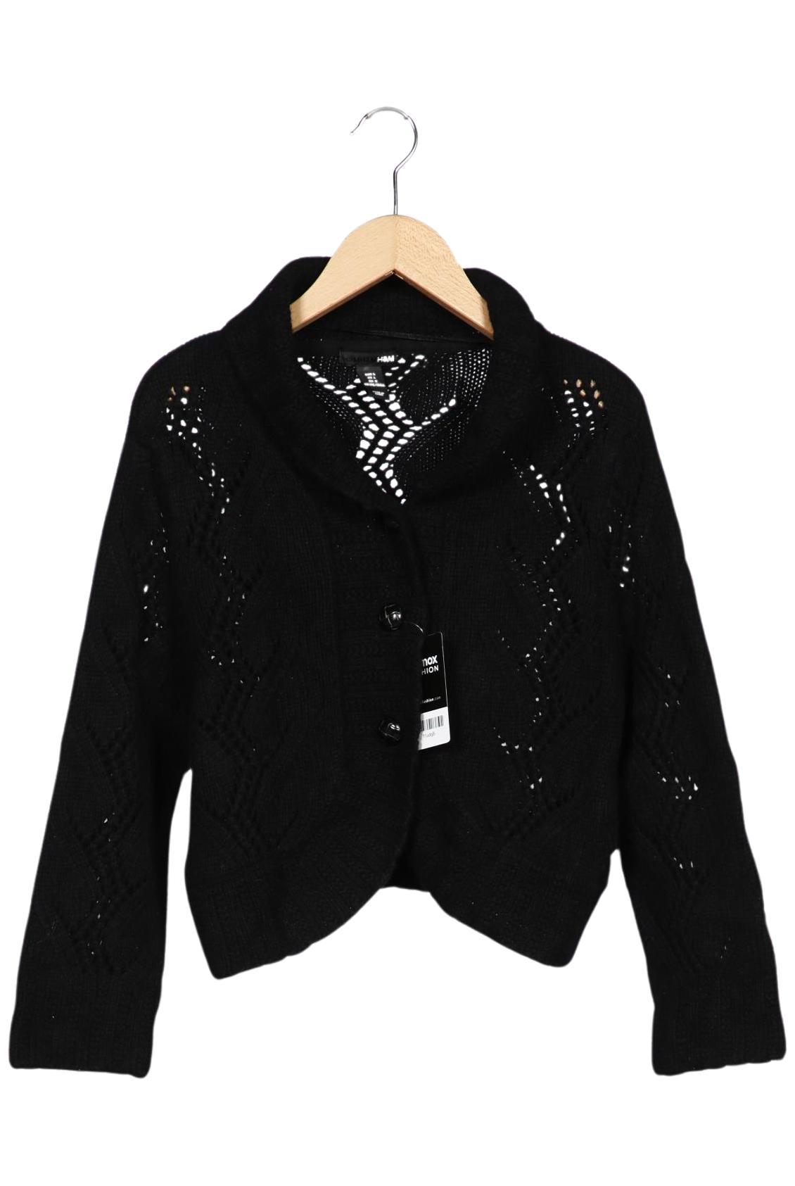 

H&M Damen Strickjacke, schwarz, Gr. 42