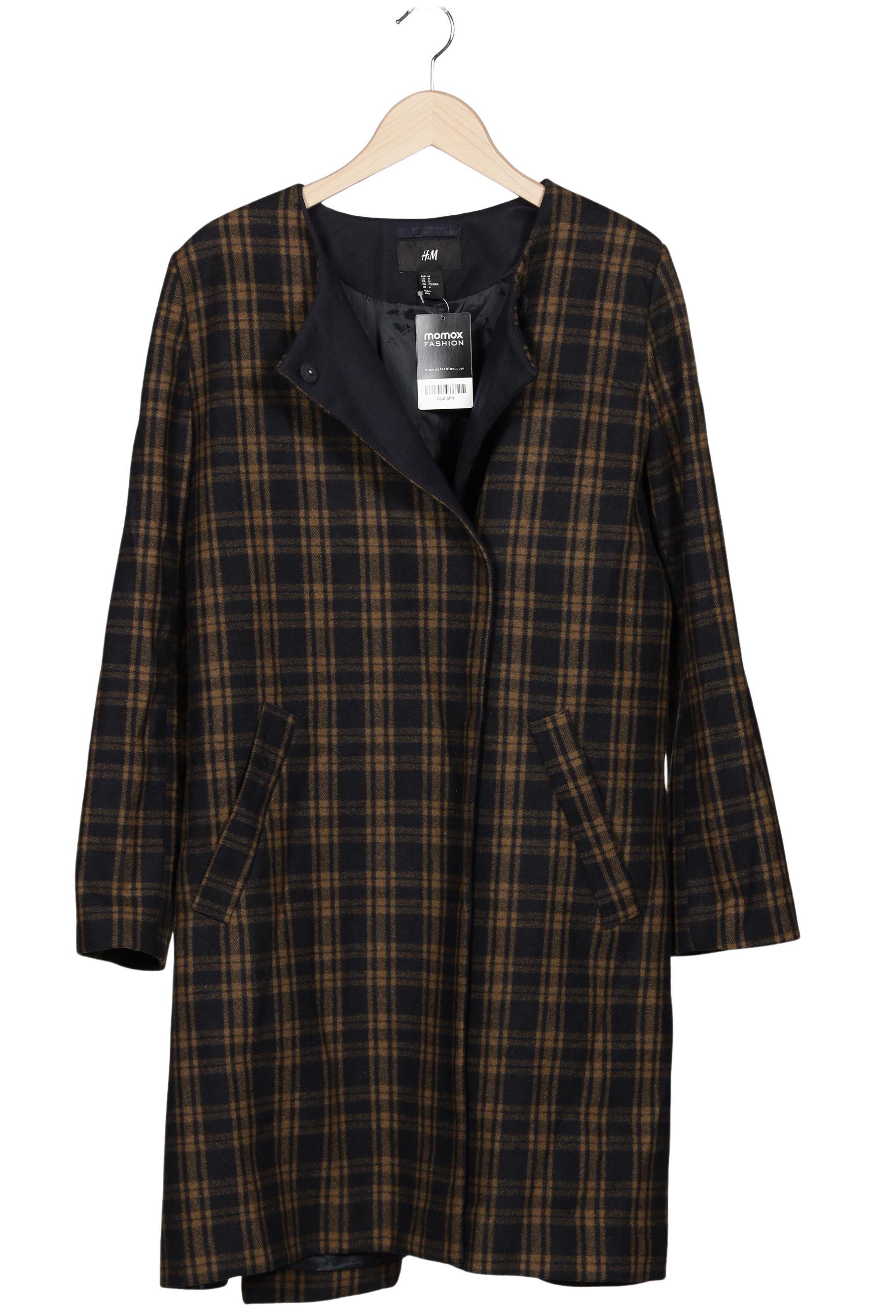 

H&M Damen Mantel, marineblau, Gr. 44