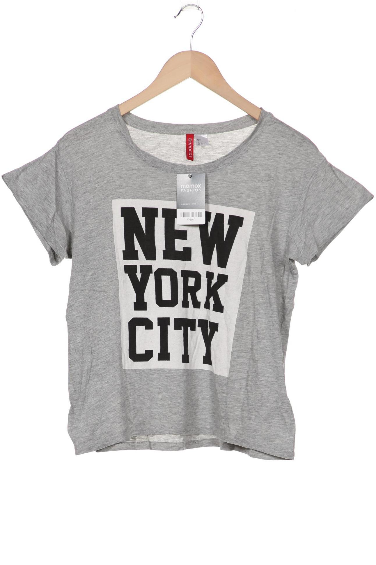 

H&M Damen T-Shirt, grau