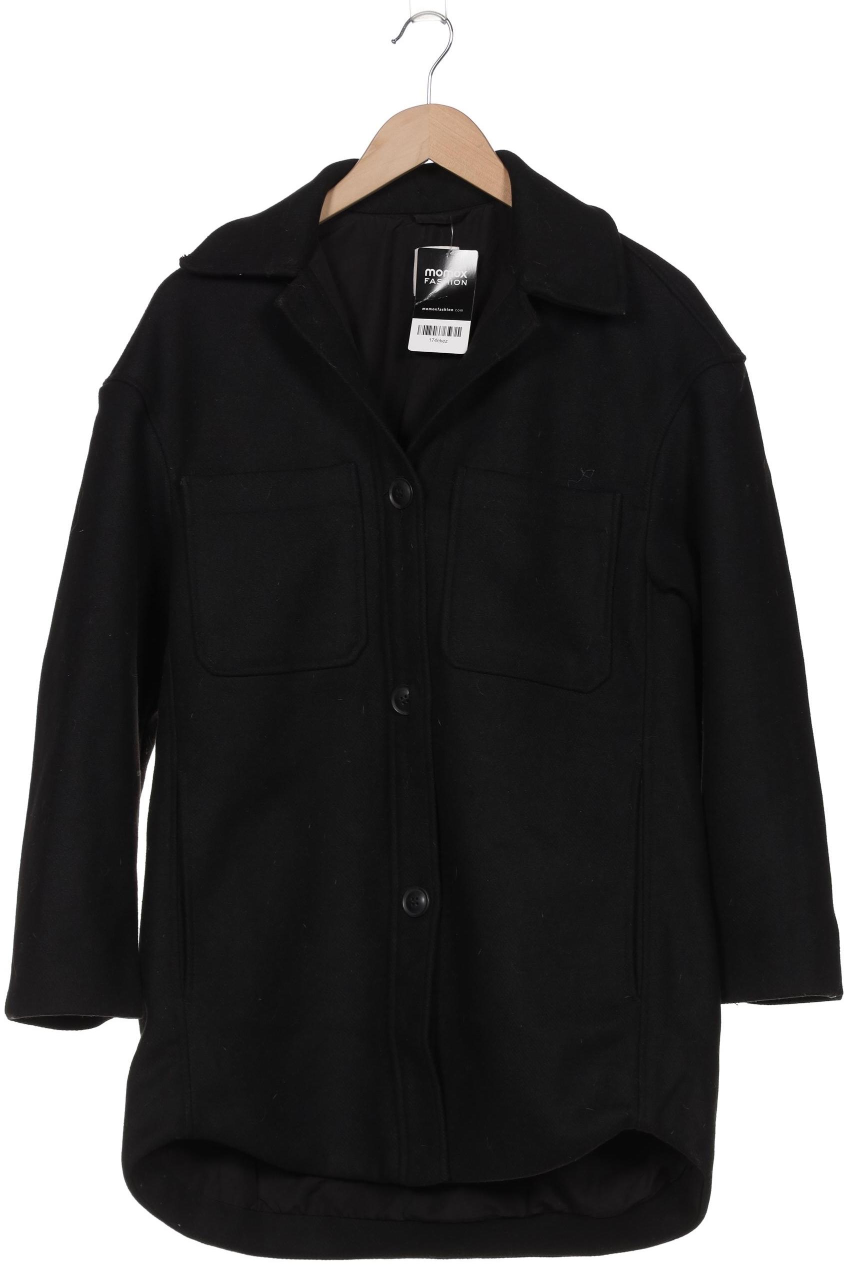 

H&M Damen Mantel, schwarz, Gr. 34