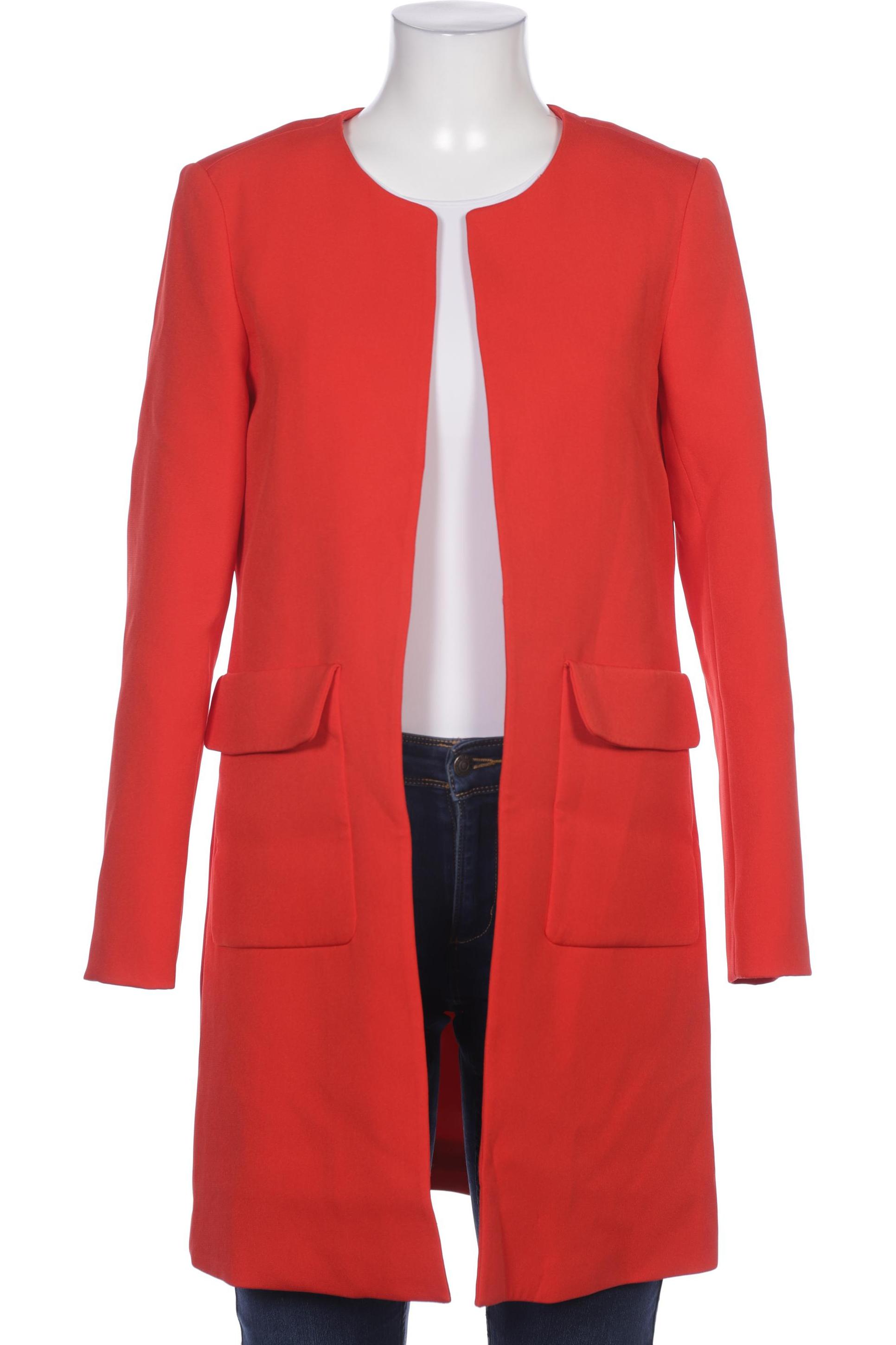 

H&M Damen Mantel, rot, Gr. 38