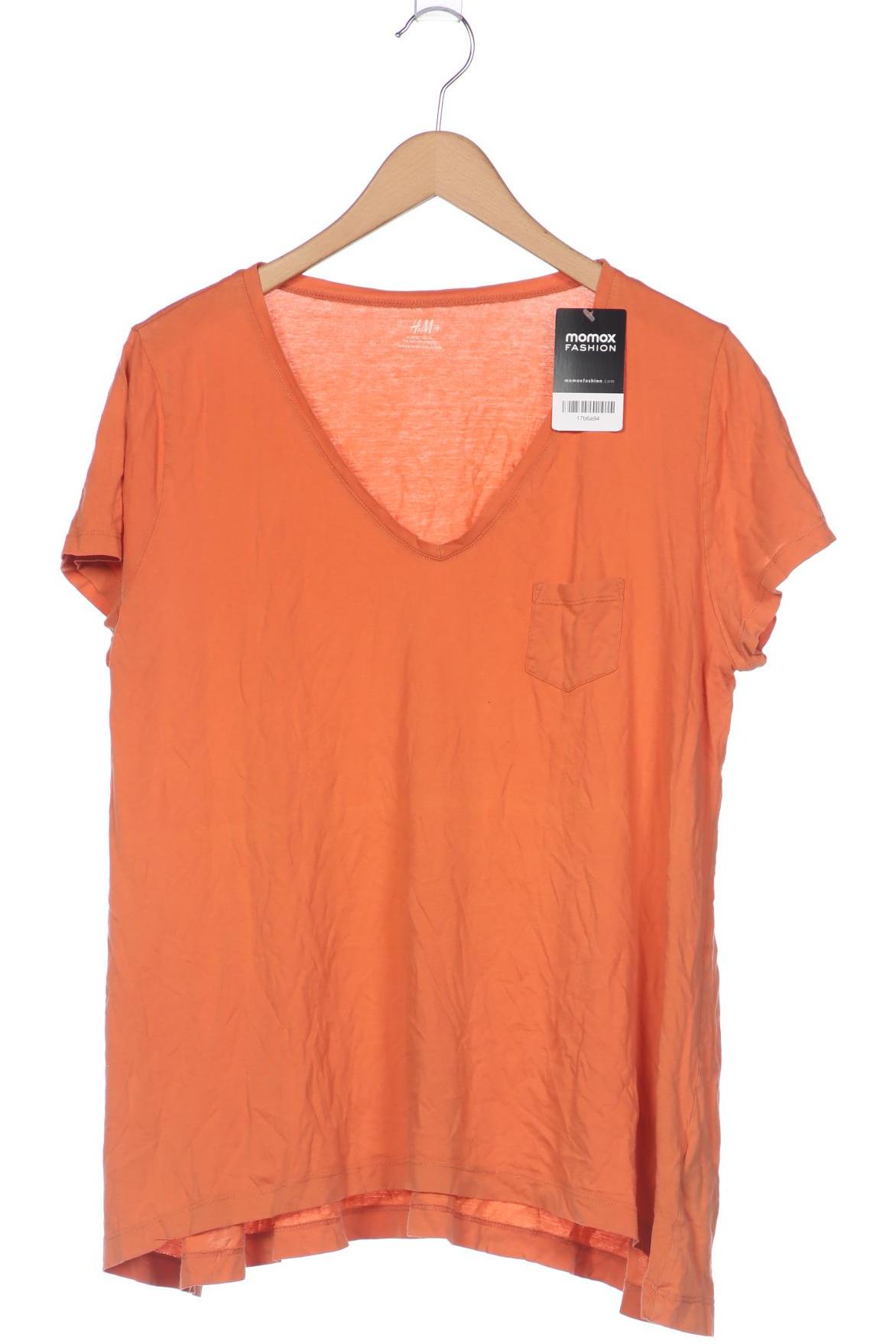 

H&M Damen T-Shirt, orange, Gr. 44