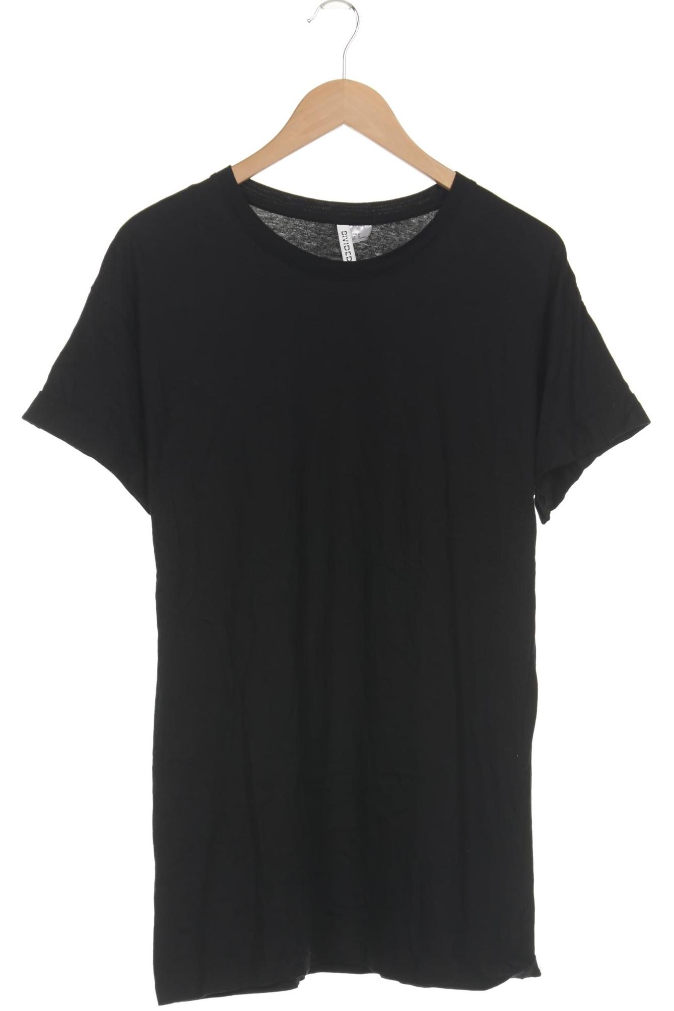 

H&M Damen T-Shirt, schwarz, Gr. 38