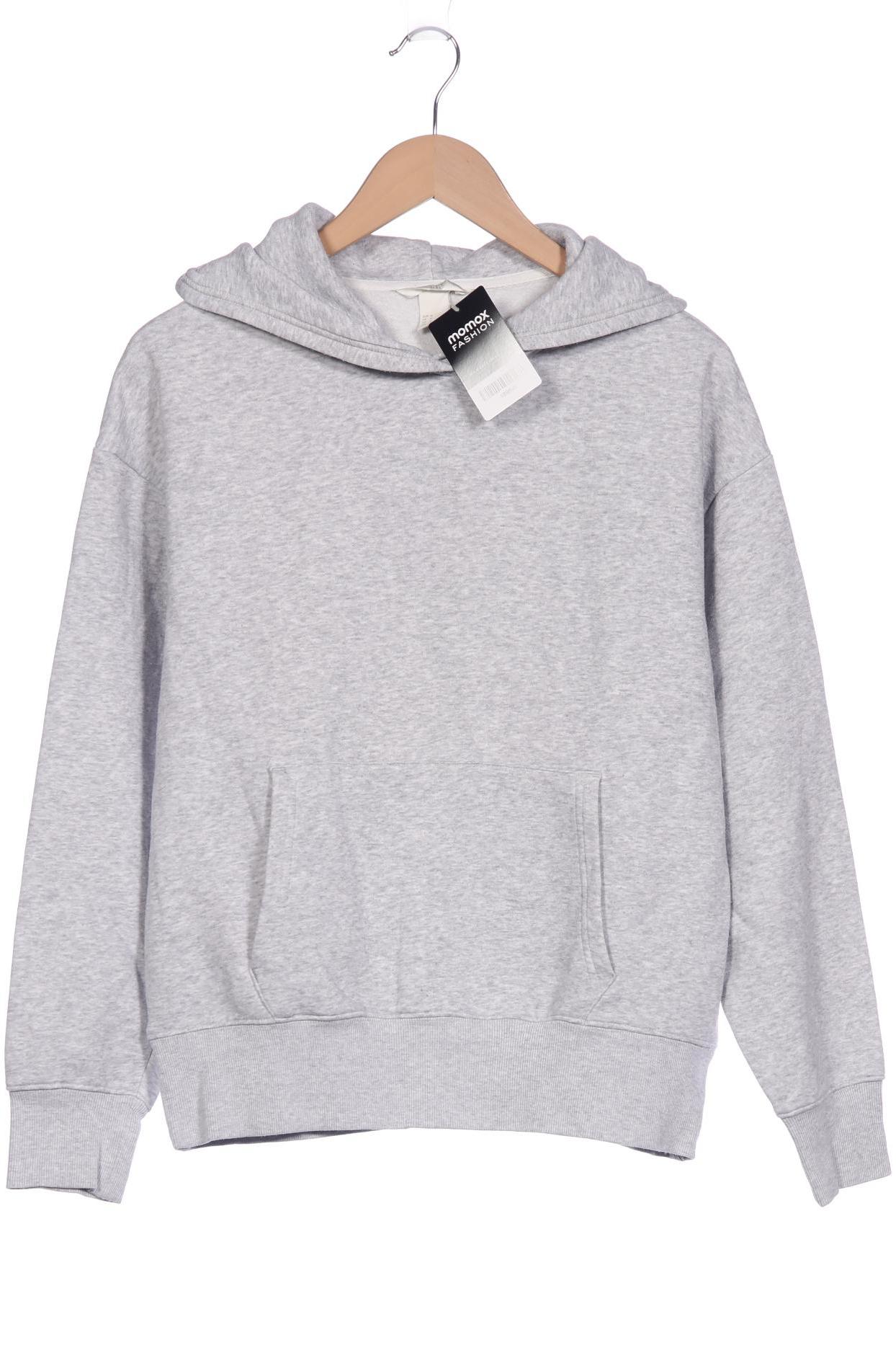 

H&M Damen Kapuzenpullover, grau, Gr. 38