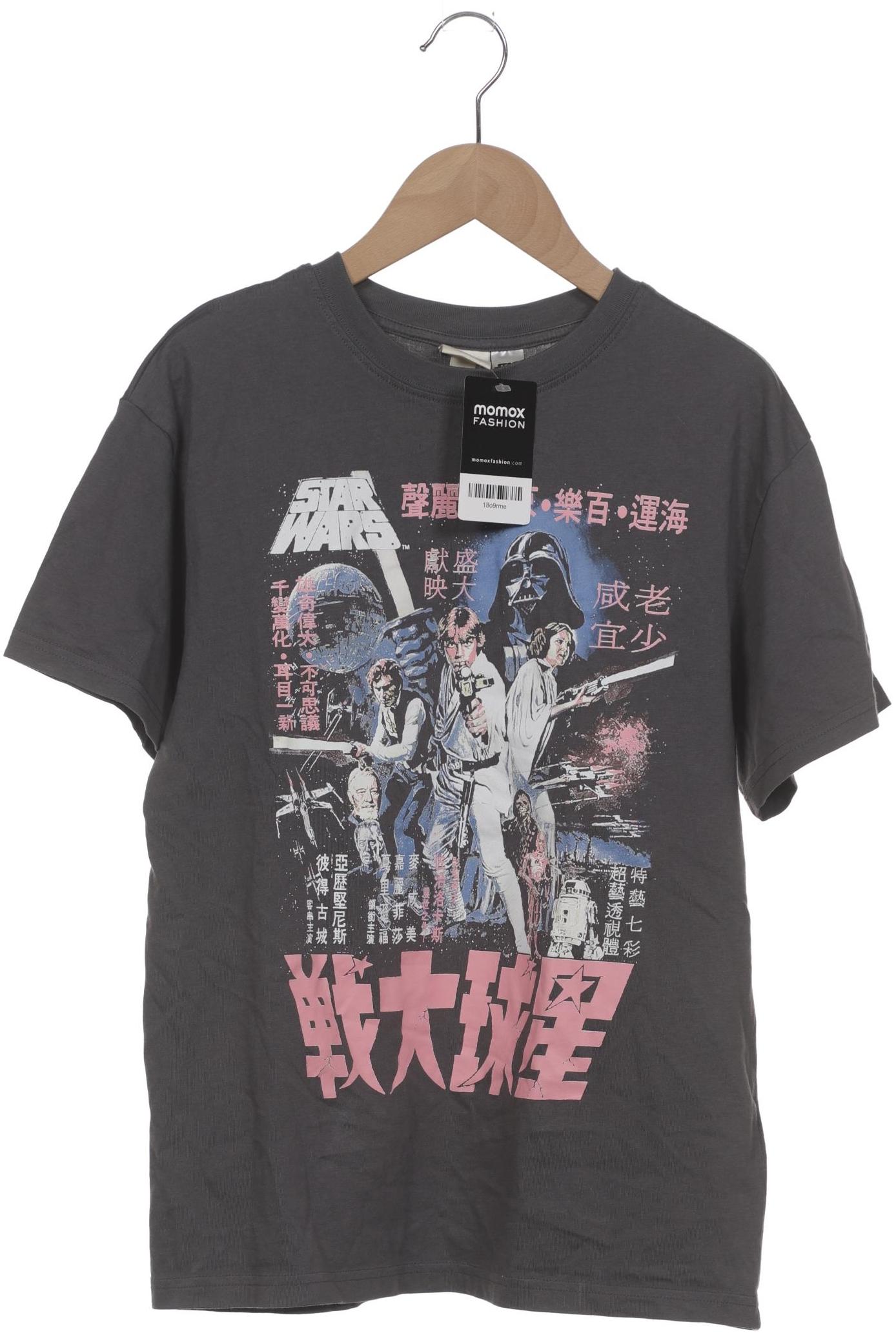 

H&M Damen T-Shirt, grau, Gr. 34