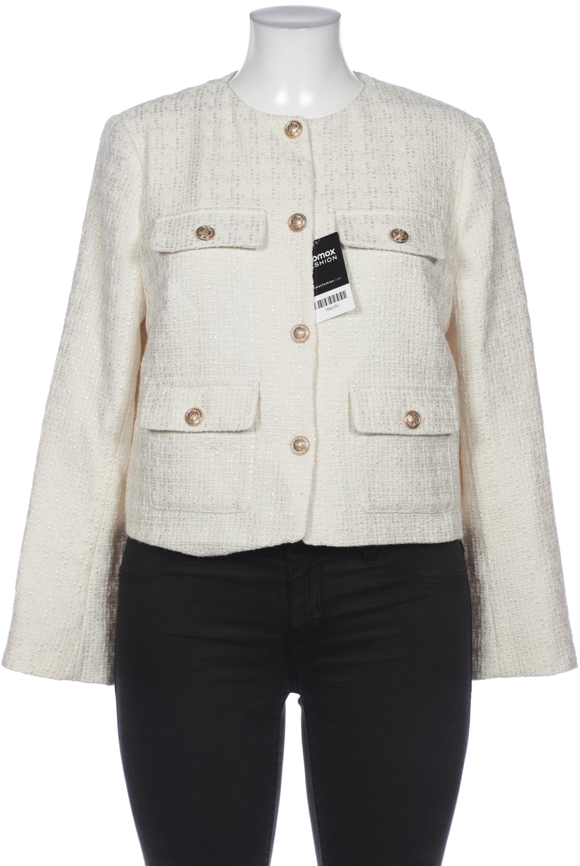 

H&M Damen Blazer, cremeweiß, Gr. 44