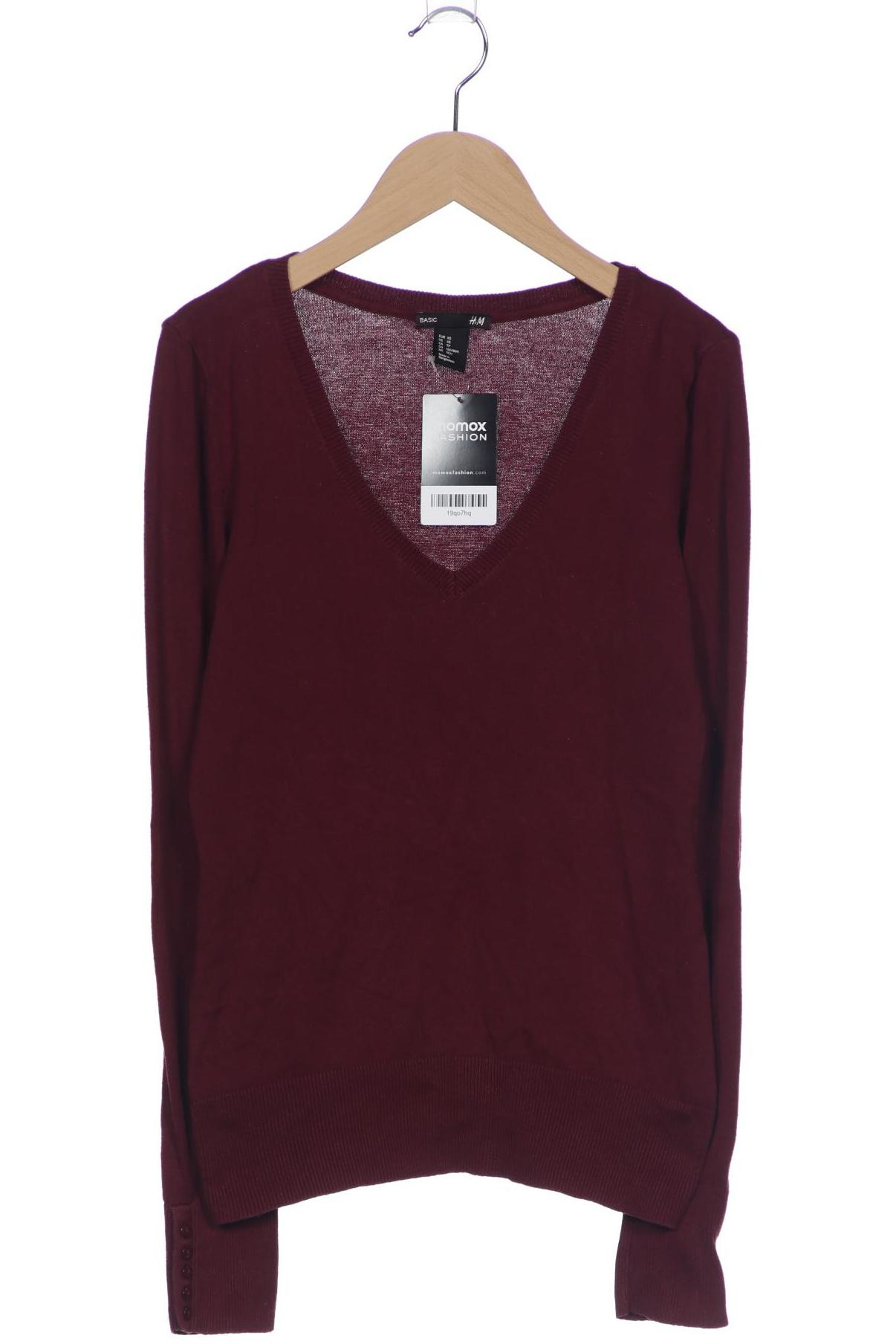 

H&M Damen Pullover, bordeaux, Gr. 34