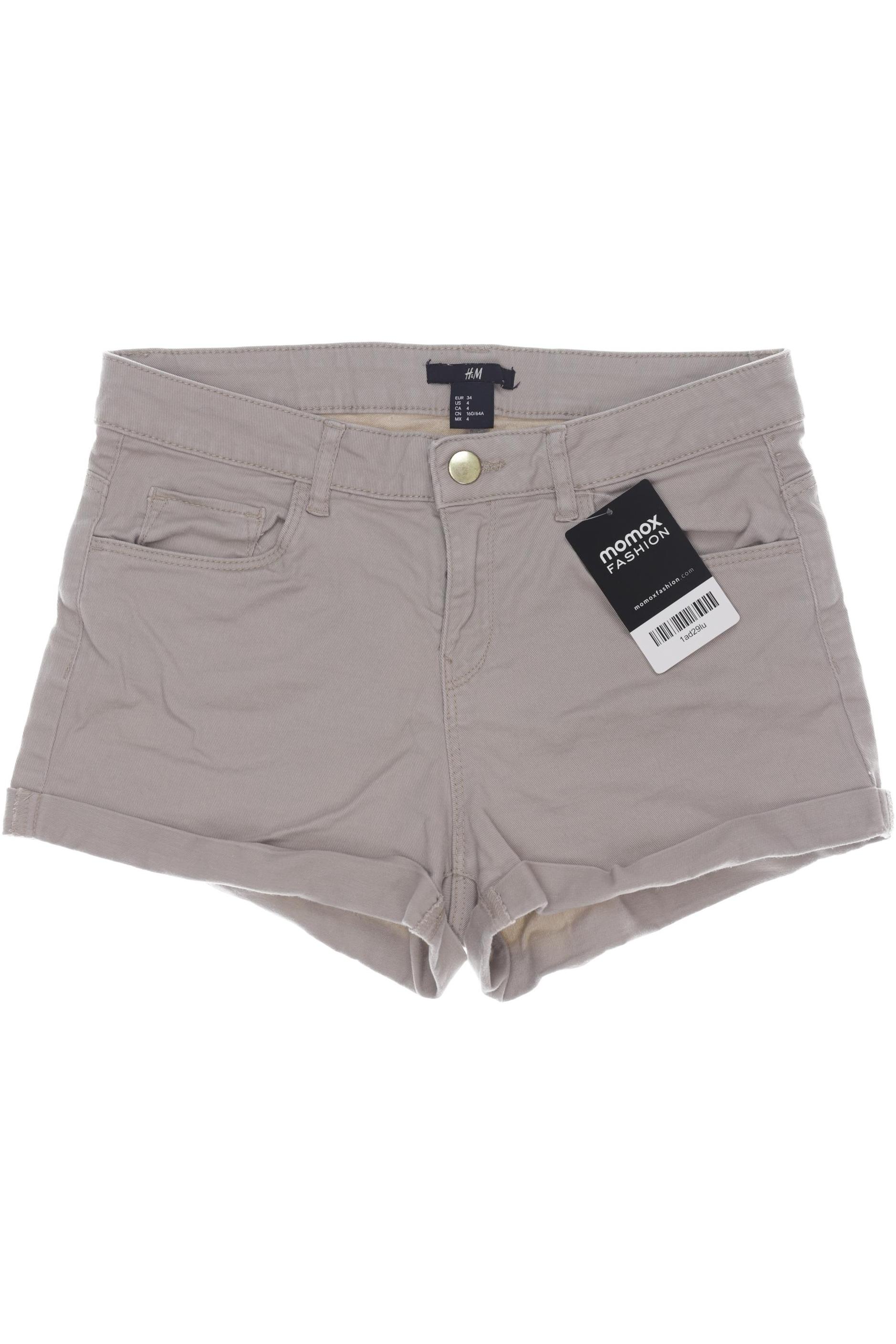 

H&M Damen Shorts, beige, Gr. 34