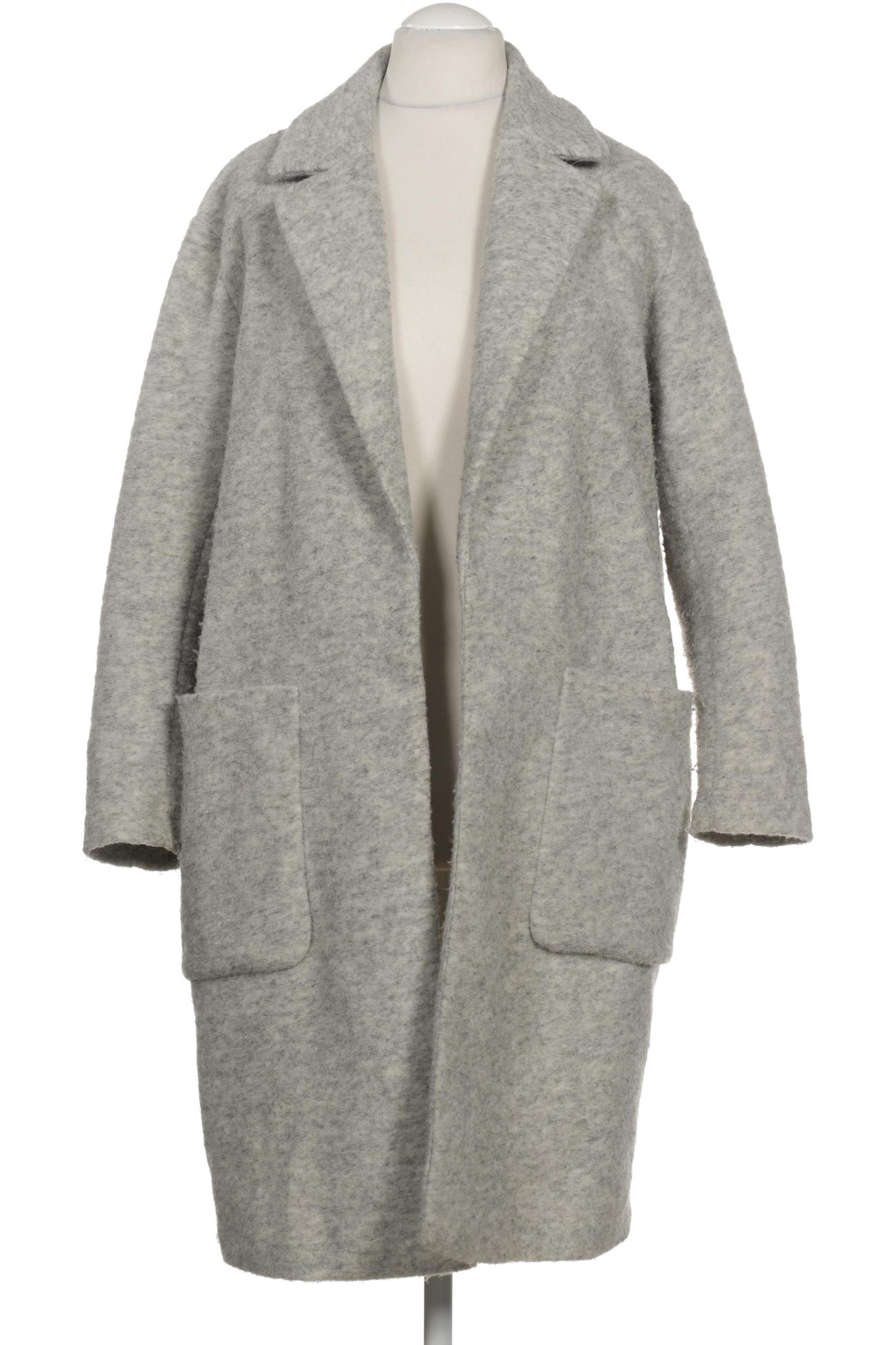 

H&M Damen Mantel, grau, Gr. 38