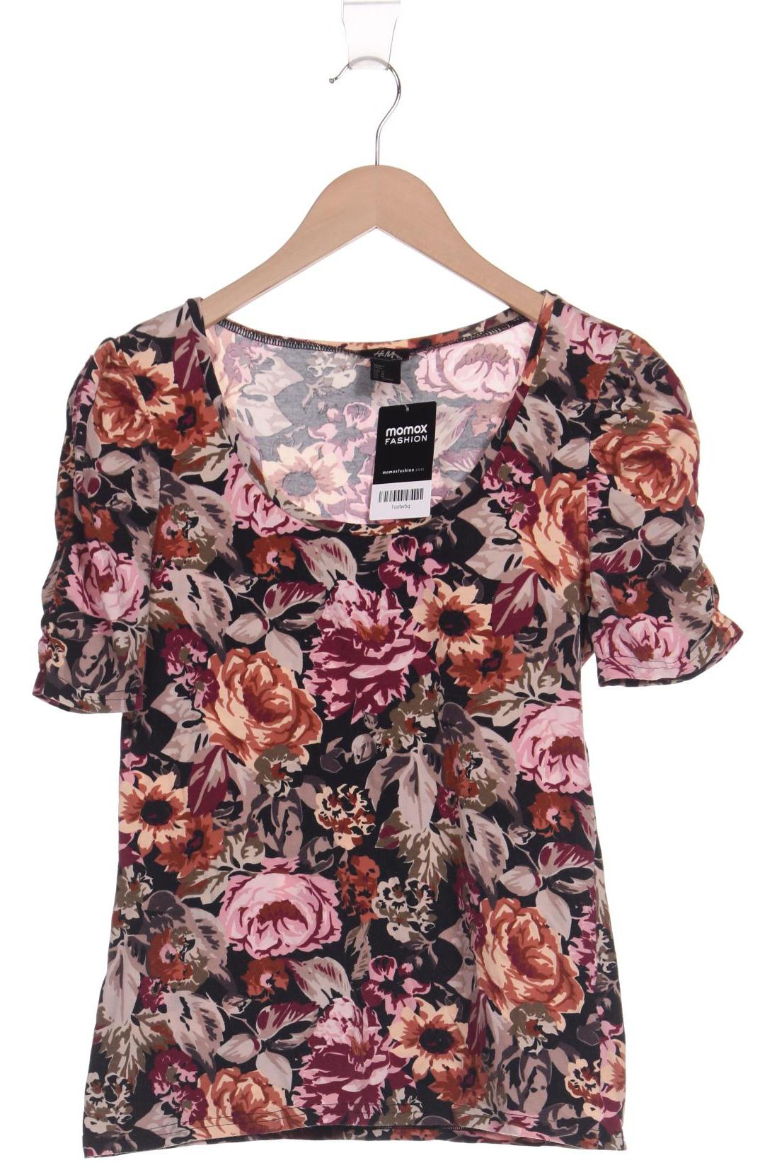 

H&M Damen T-Shirt, mehrfarbig, Gr. 38