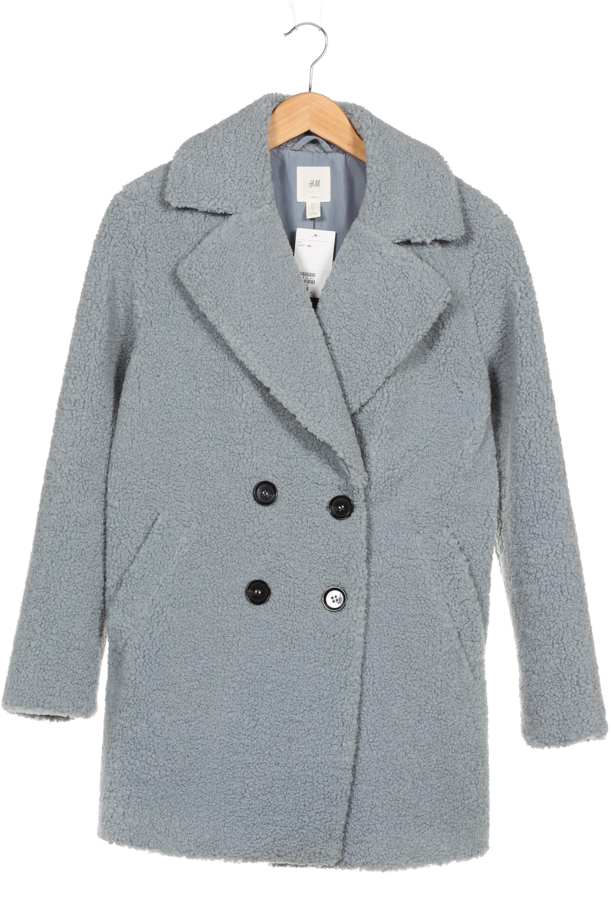 

H&M Damen Mantel, türkis, Gr. 34