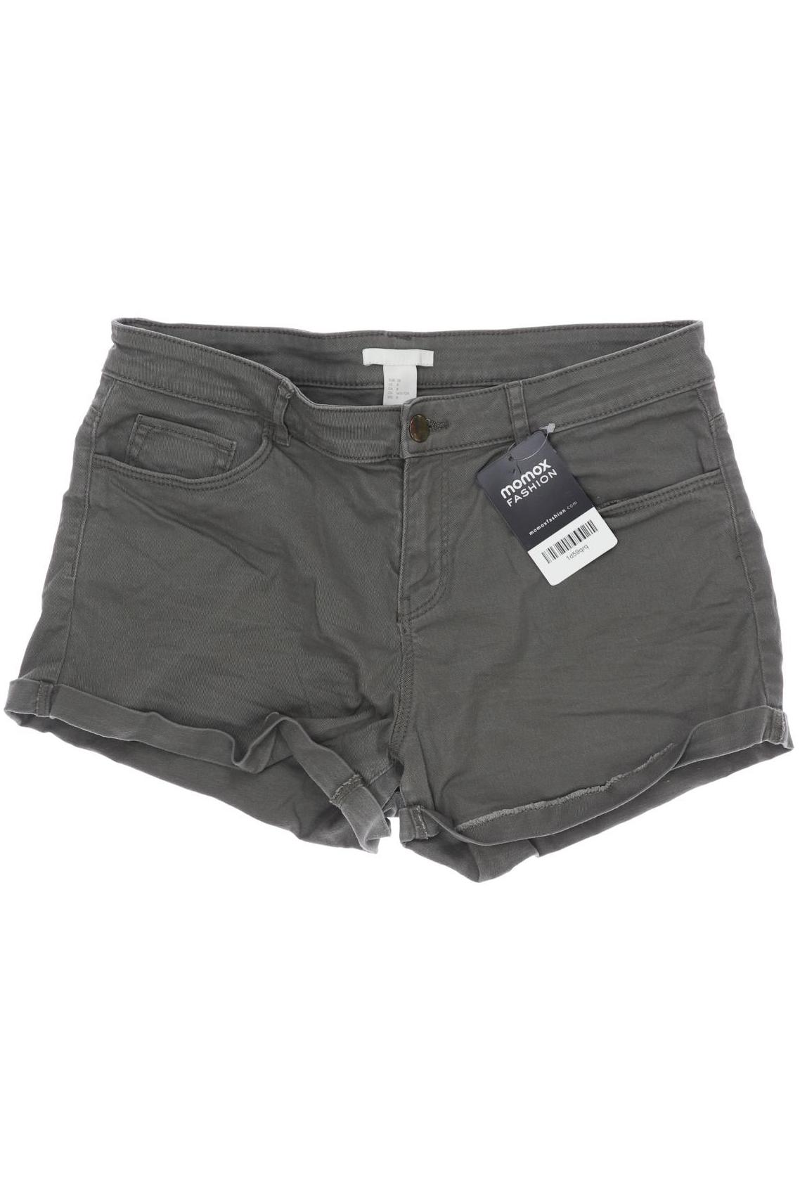 

H&M Damen Shorts, grau, Gr. 38