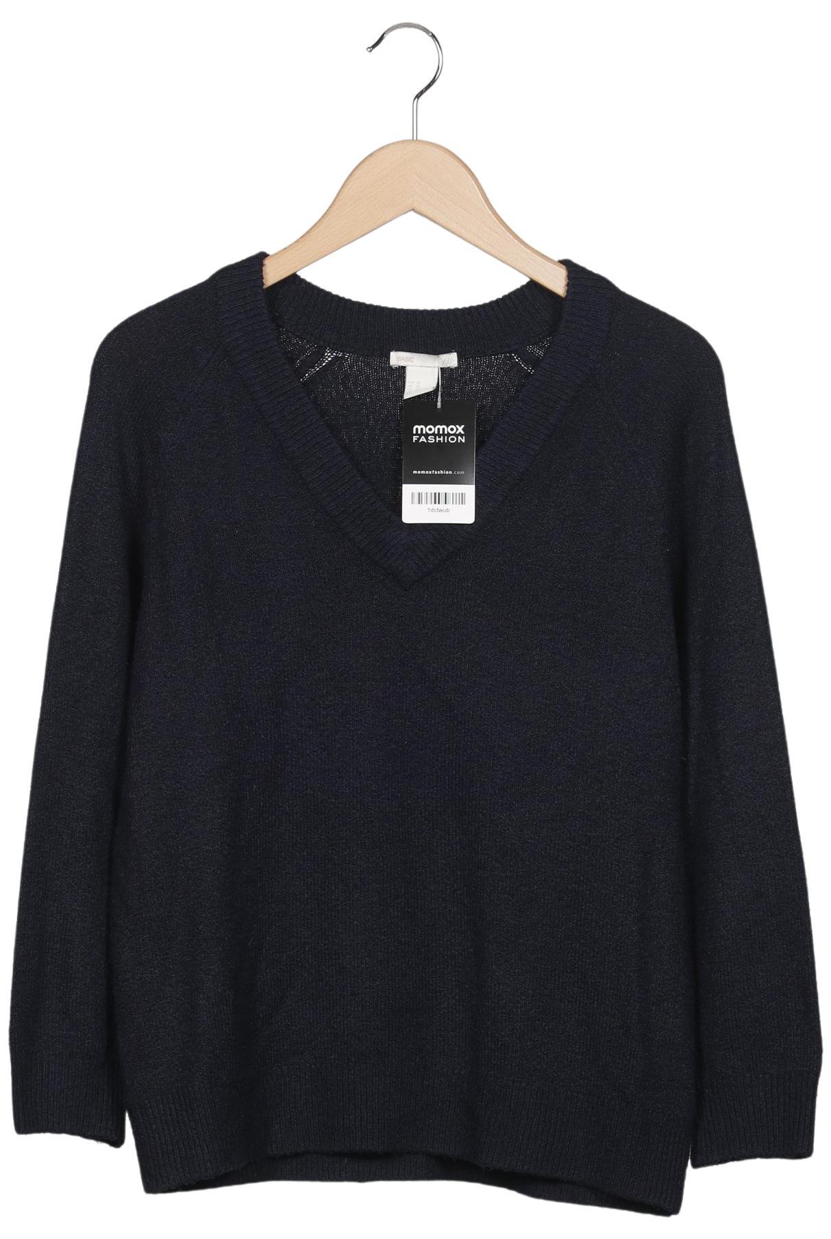

H&M Damen Pullover, marineblau, Gr. 34