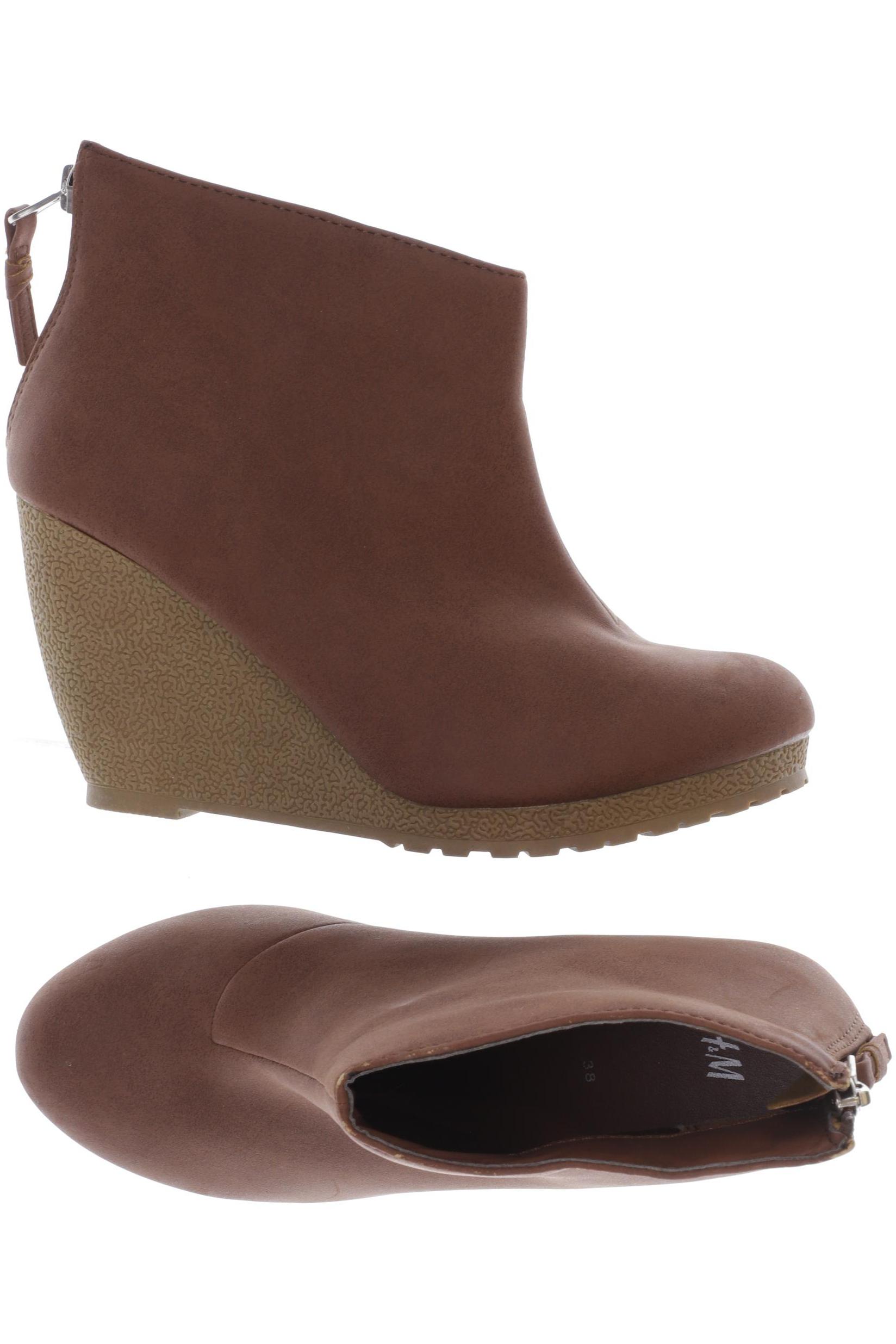 

H&M Damen Stiefelette, braun