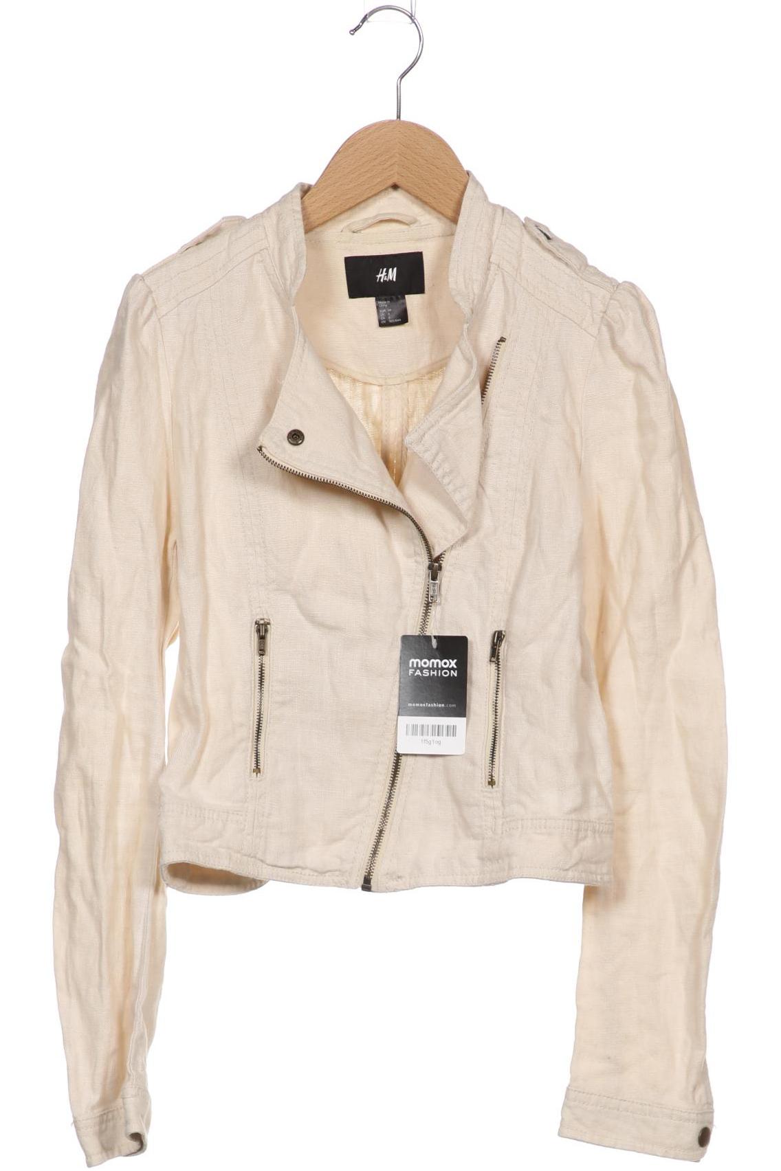 

H&M Damen Jacke, beige, Gr. 36