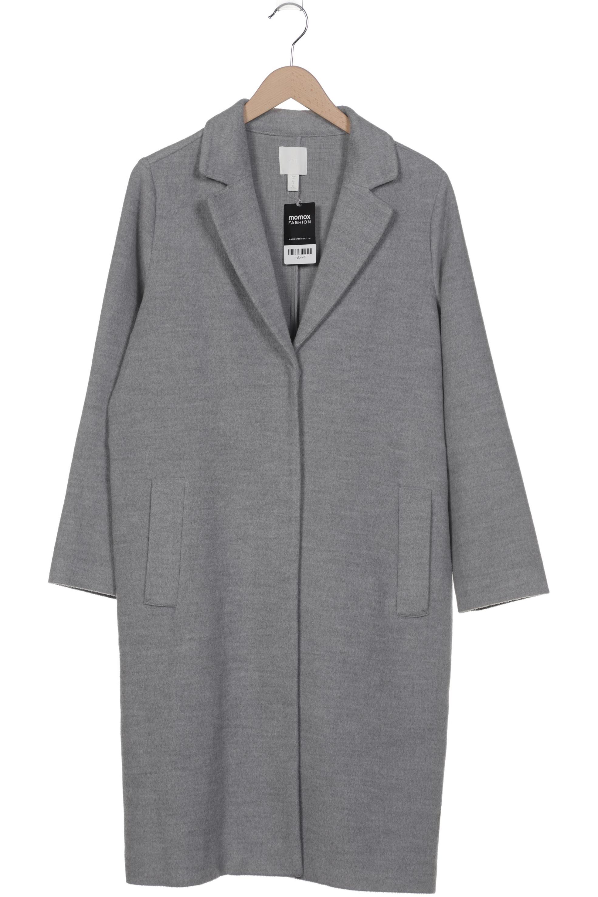 

H&M Damen Mantel, grau, Gr. 40