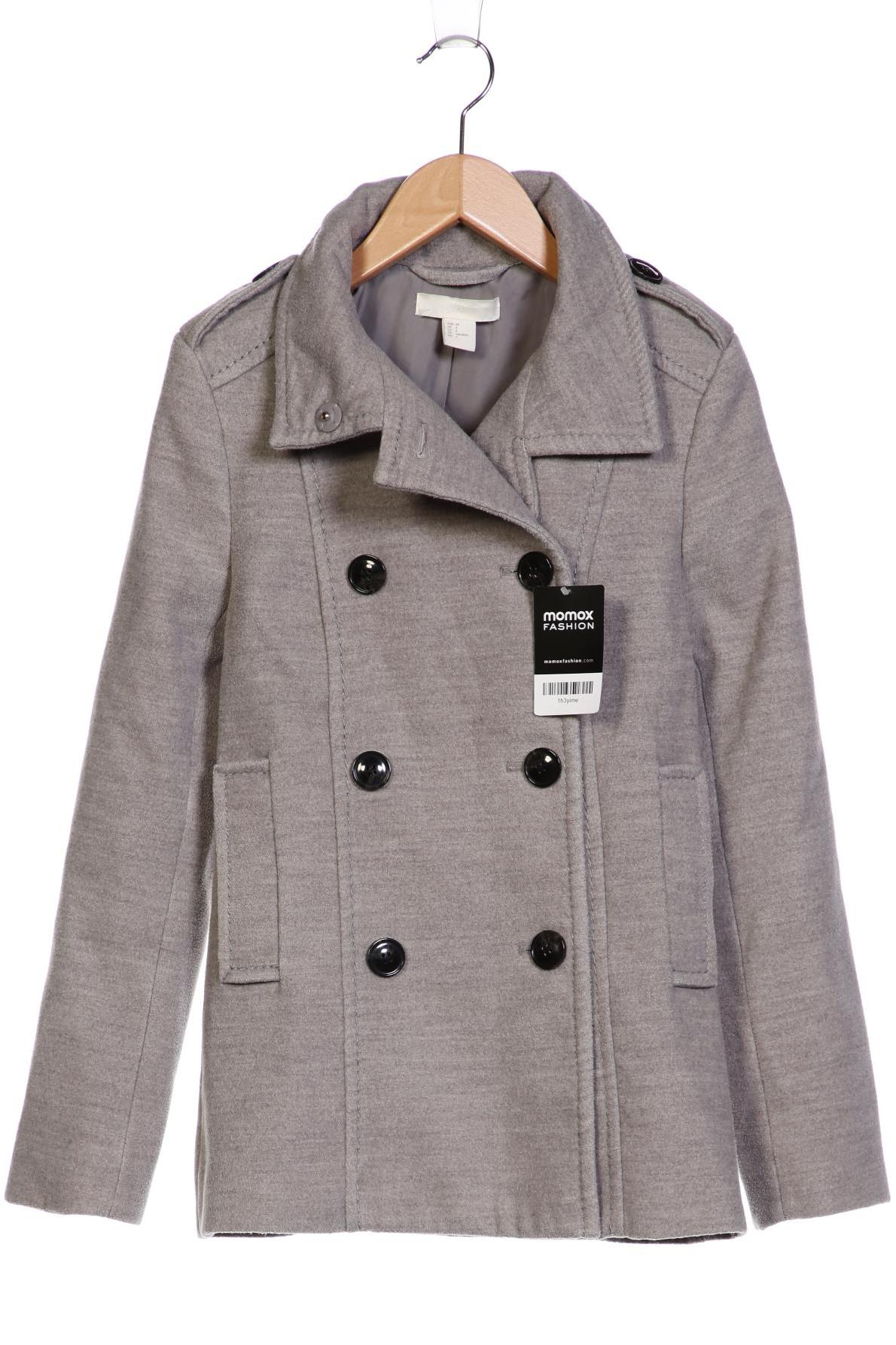 

H&M Damen Jacke, grau, Gr. 34