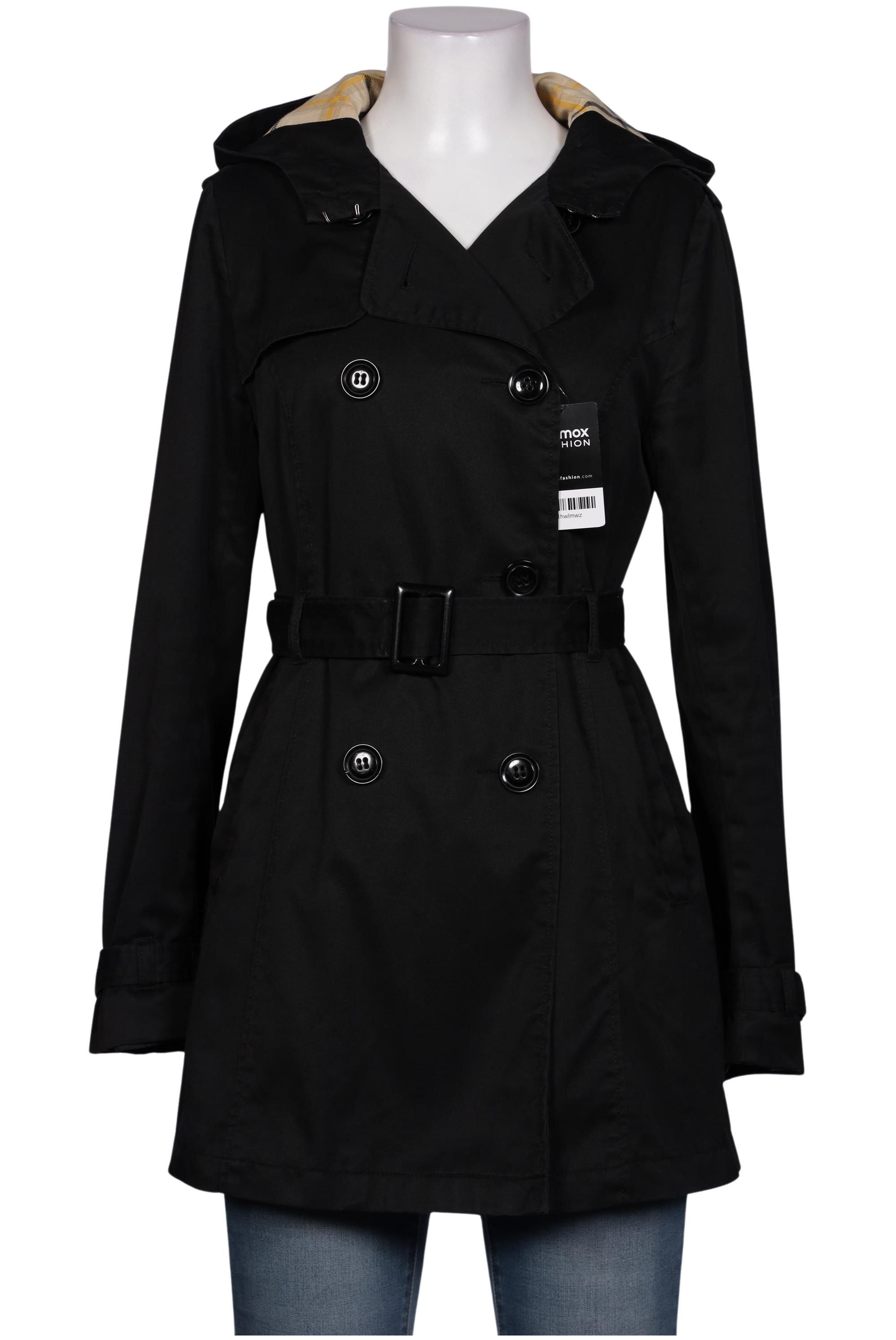 

H&M Damen Mantel, schwarz, Gr. 38