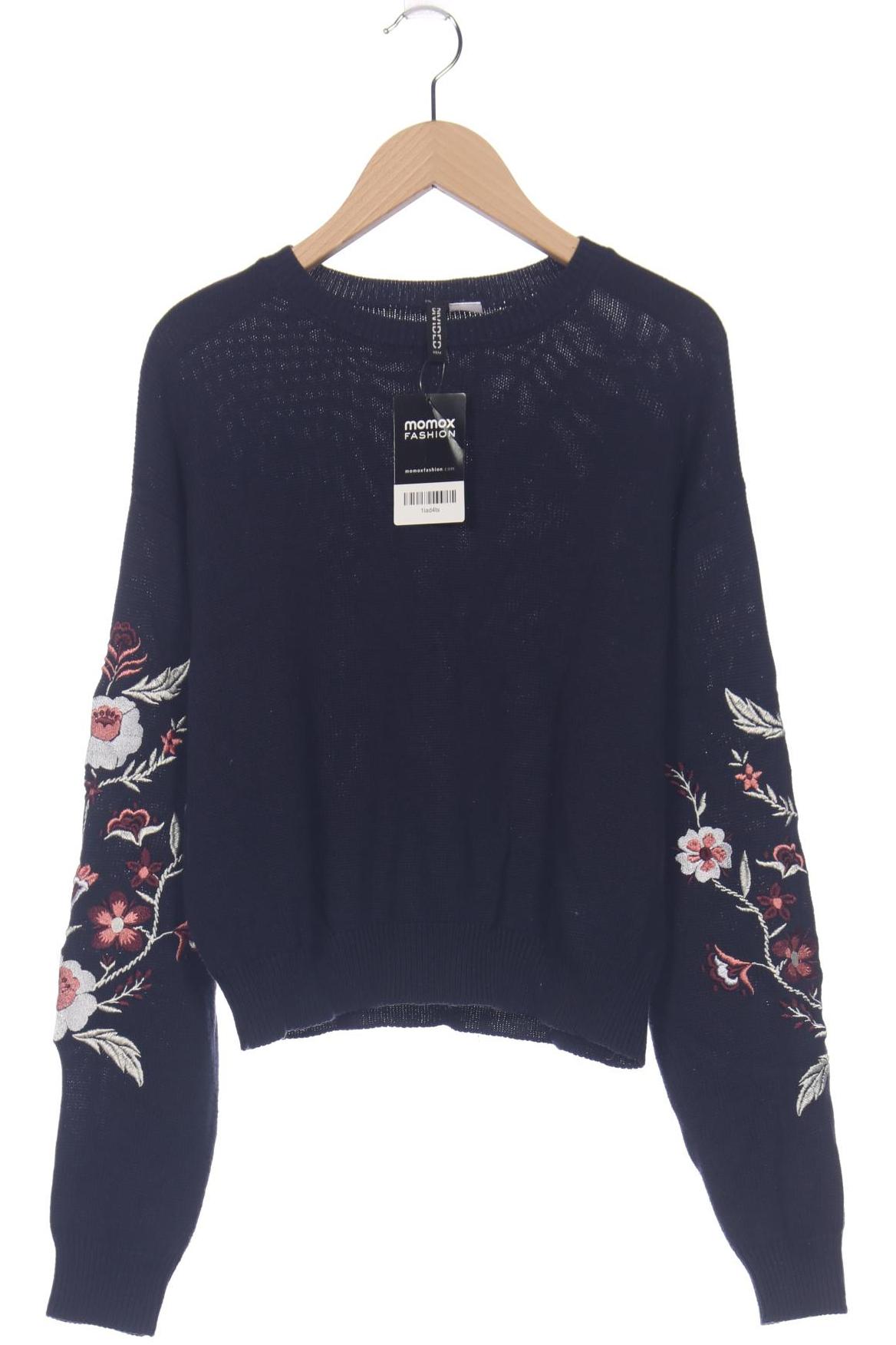 

H&M Damen Pullover, marineblau, Gr. 36