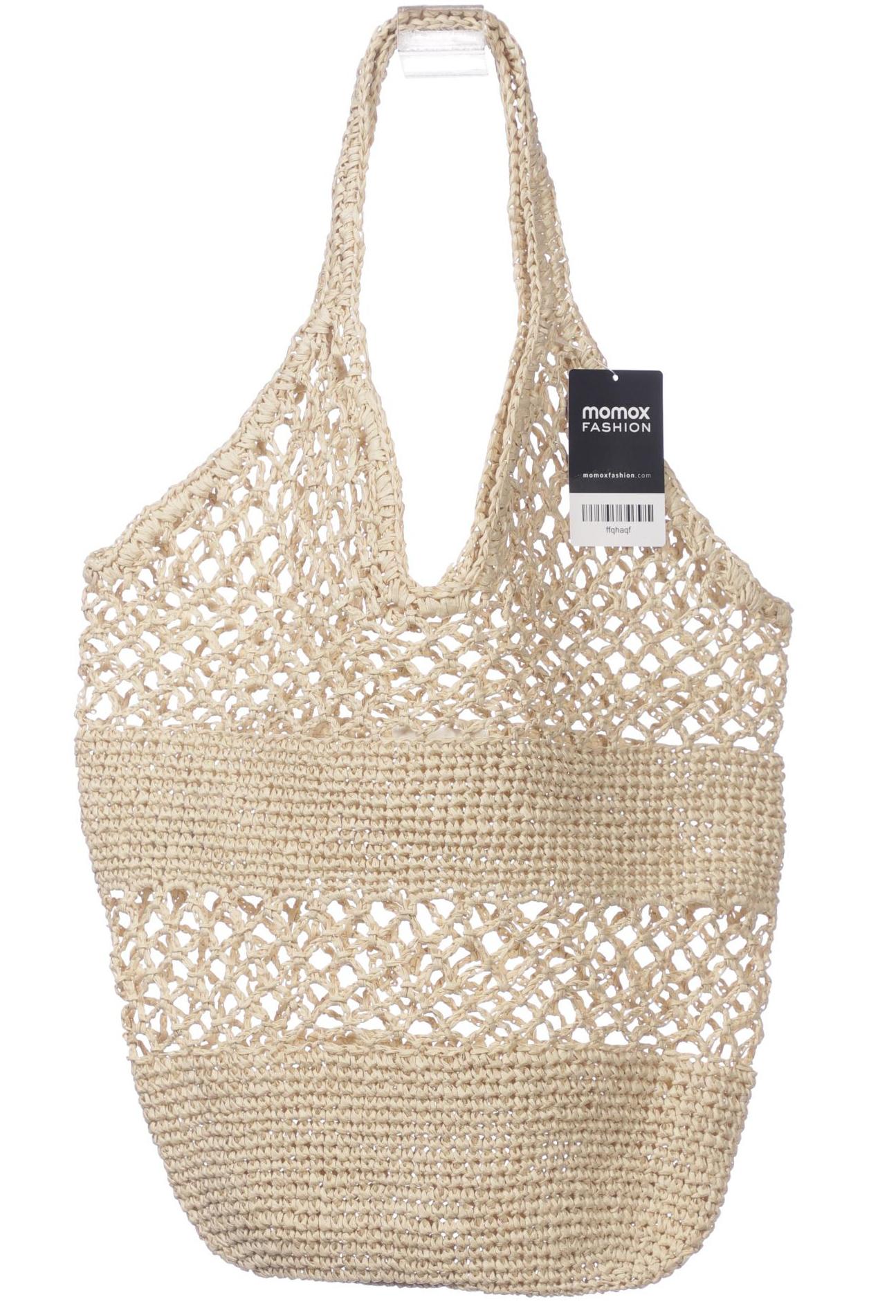 

H&M Damen Handtasche, cremeweiß, Gr.