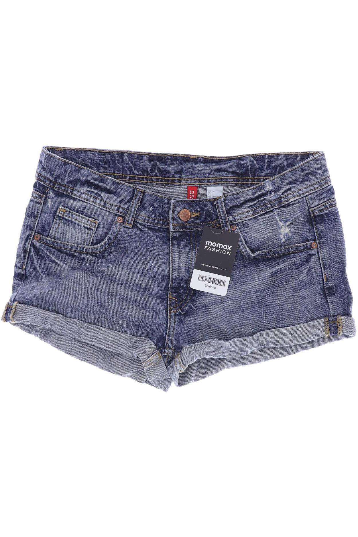 

H&M Damen Shorts, blau, Gr. 36