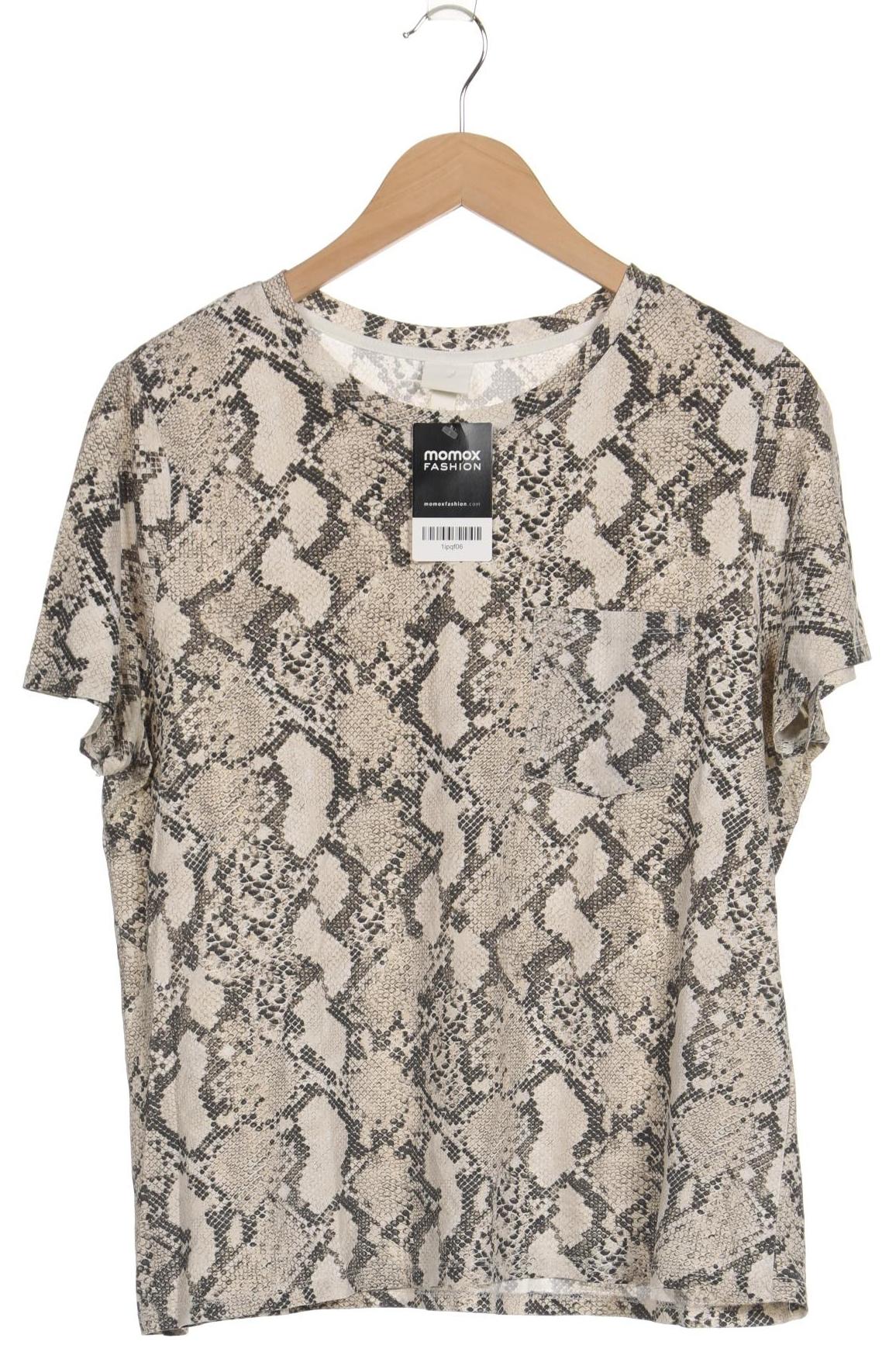 

H&M Damen T-Shirt, beige, Gr. 42