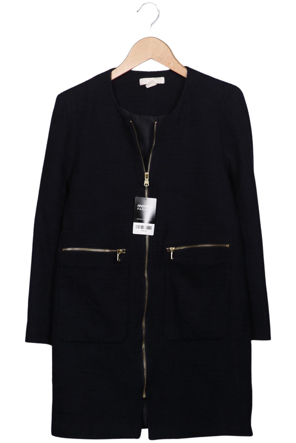 

H&M Damen Mantel, marineblau, Gr. 42
