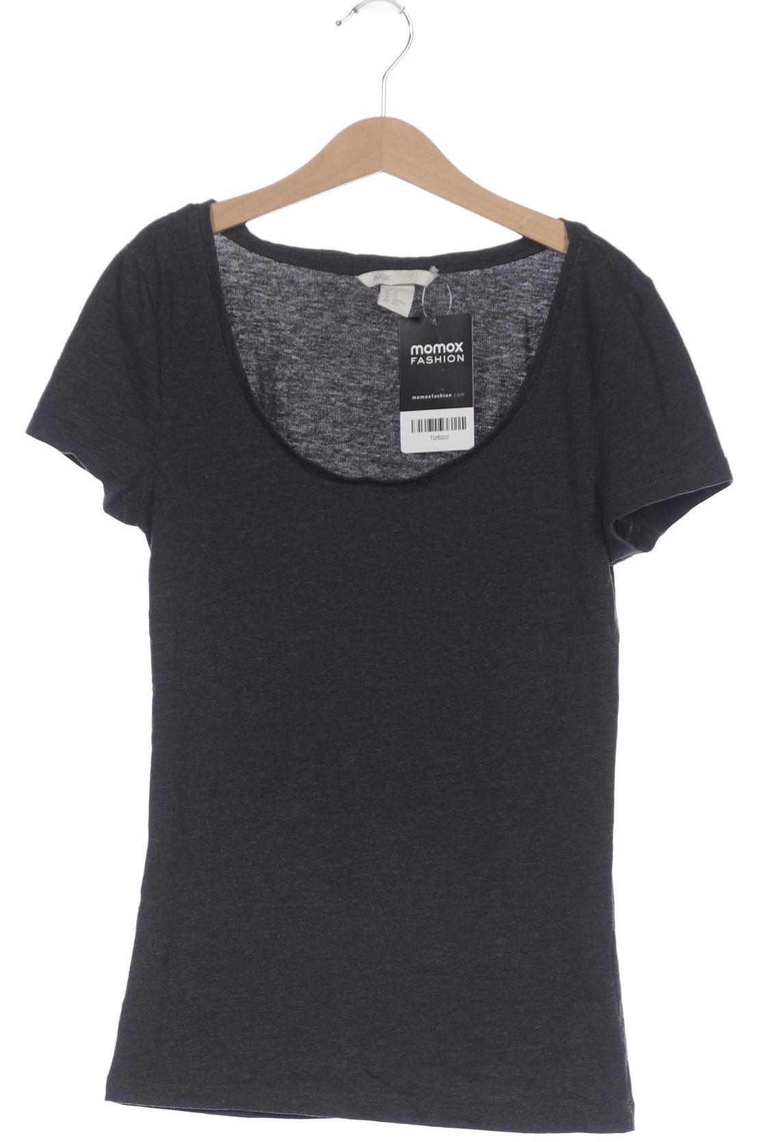 

H&M Damen T-Shirt, grau, Gr. 34
