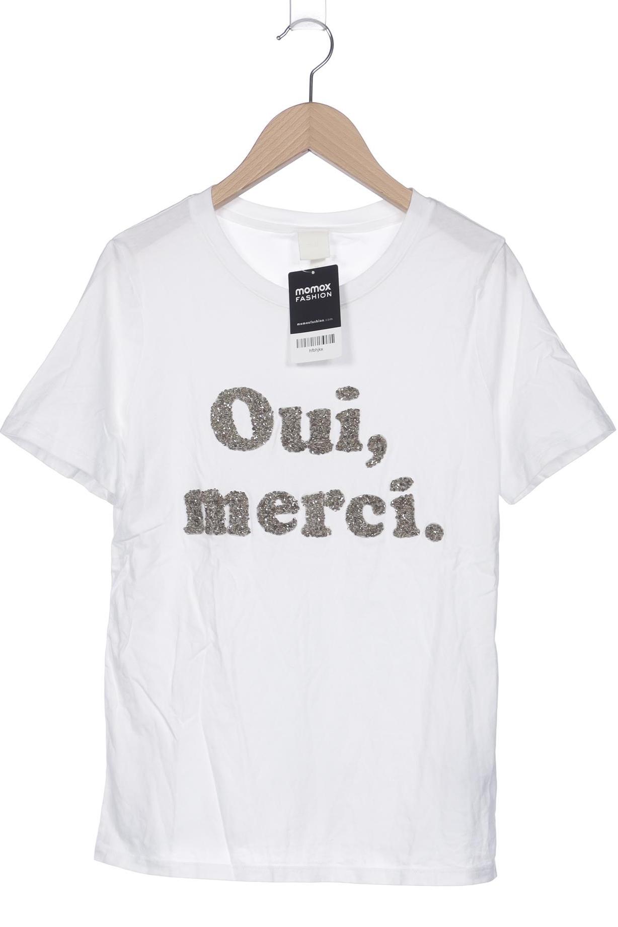 

H&M Damen T-Shirt, weiß, Gr. 36