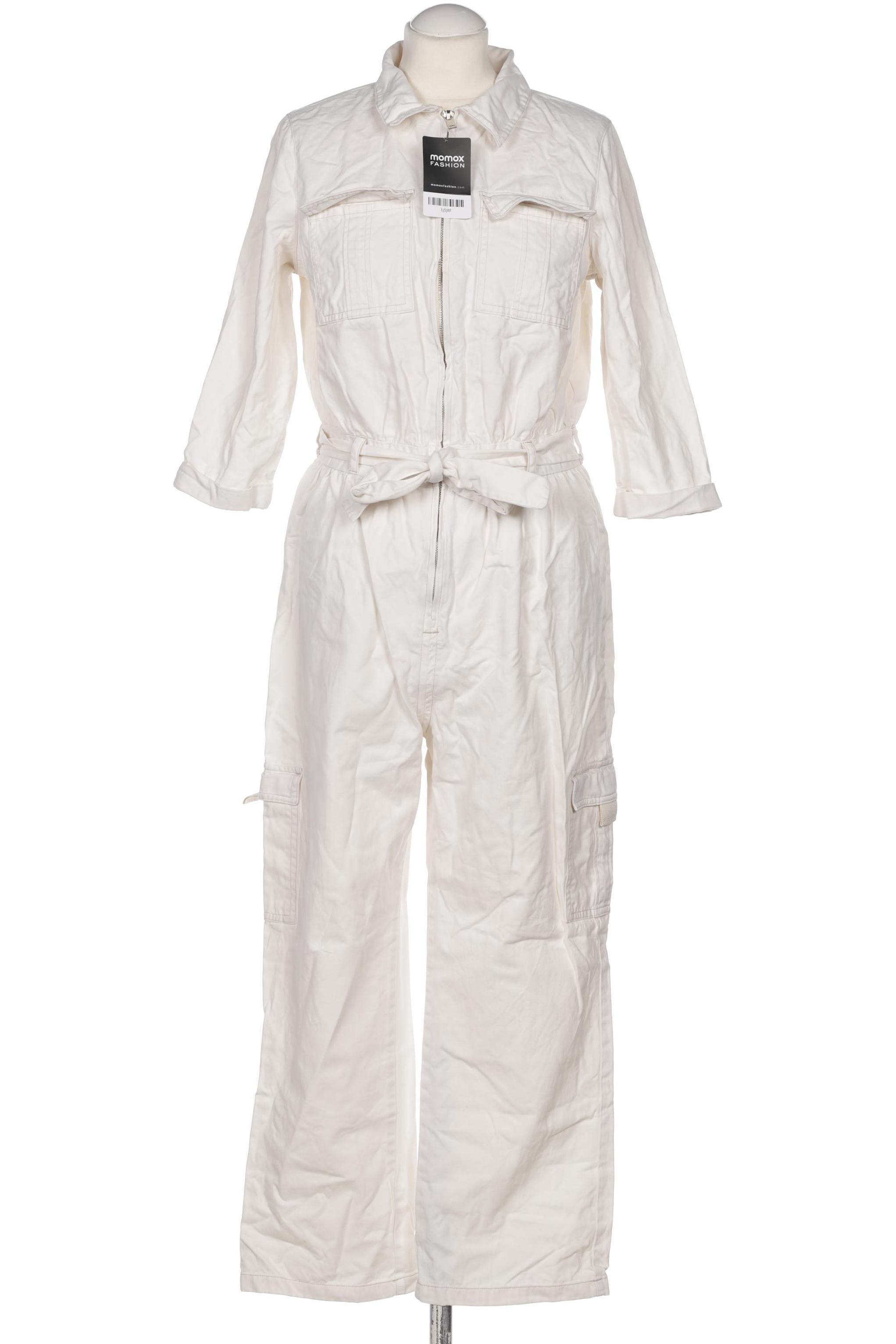 

H&M Damen Jumpsuit/Overall, cremeweiß, Gr. 40
