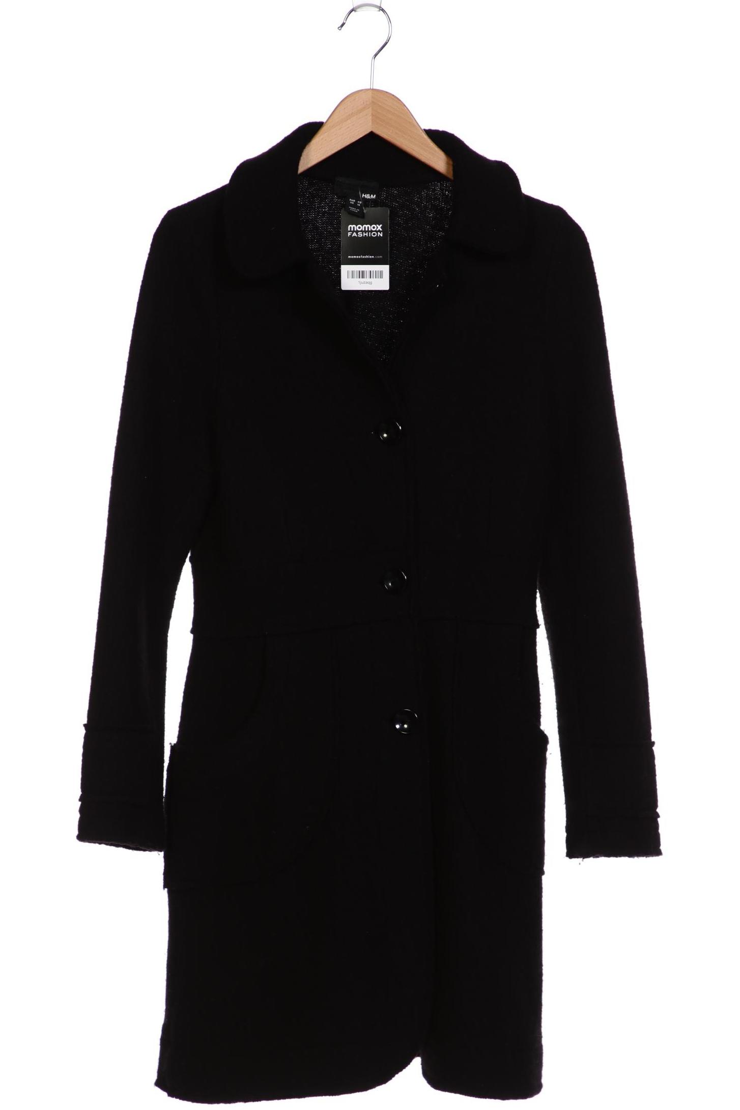 

H&M Damen Mantel, schwarz