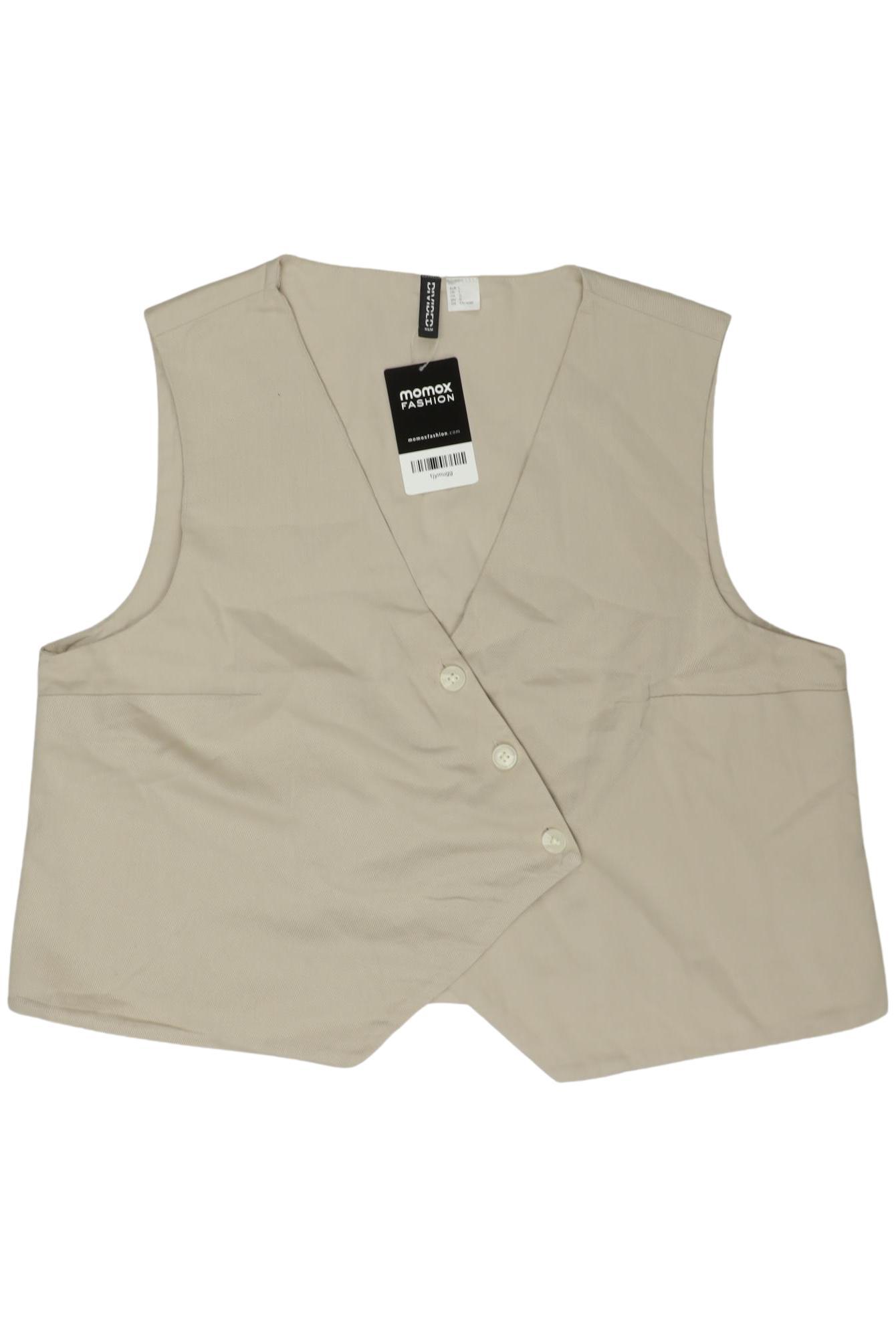 

H&M Damen Weste, beige, Gr. 42