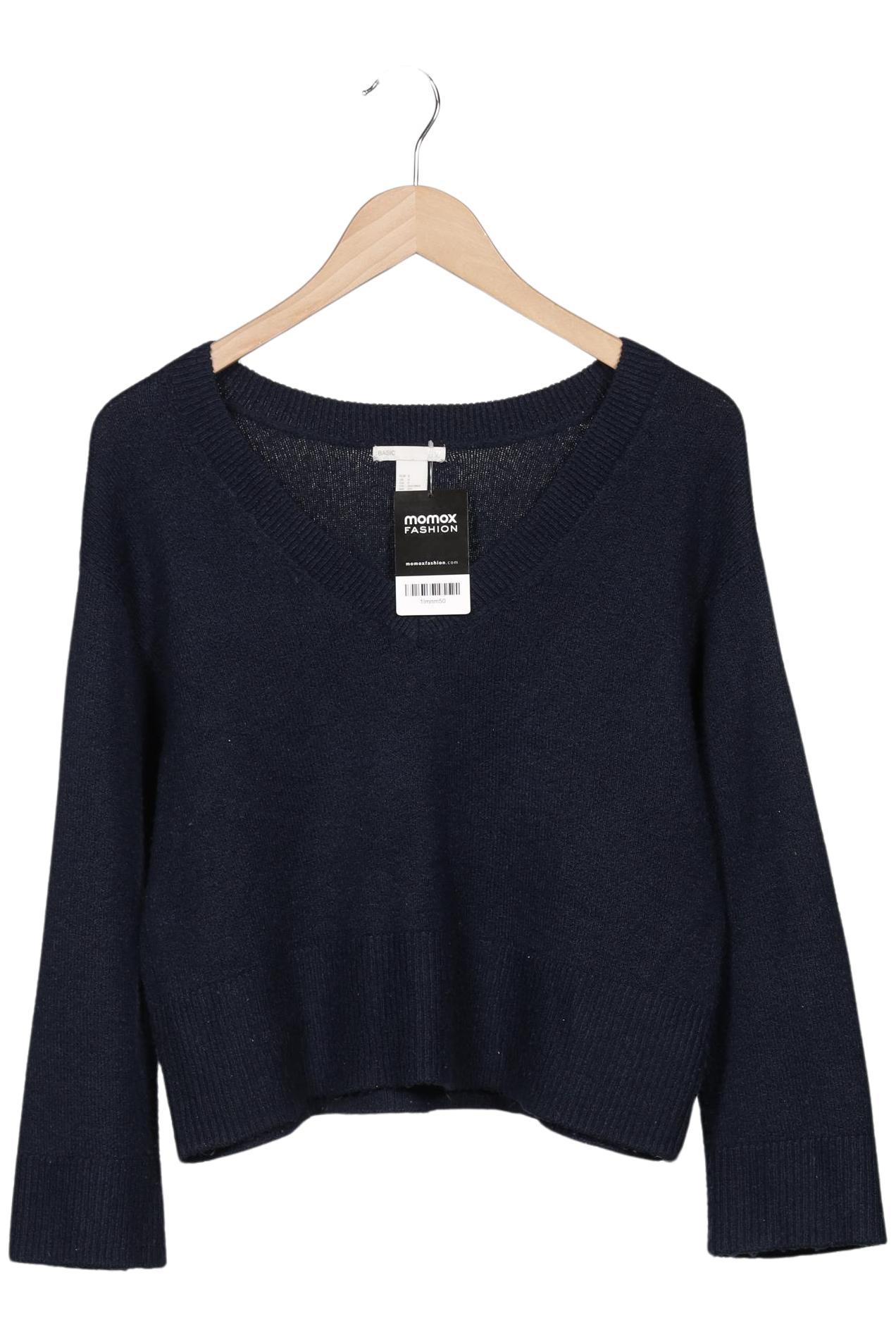 

H&M Damen Pullover, marineblau, Gr. 36