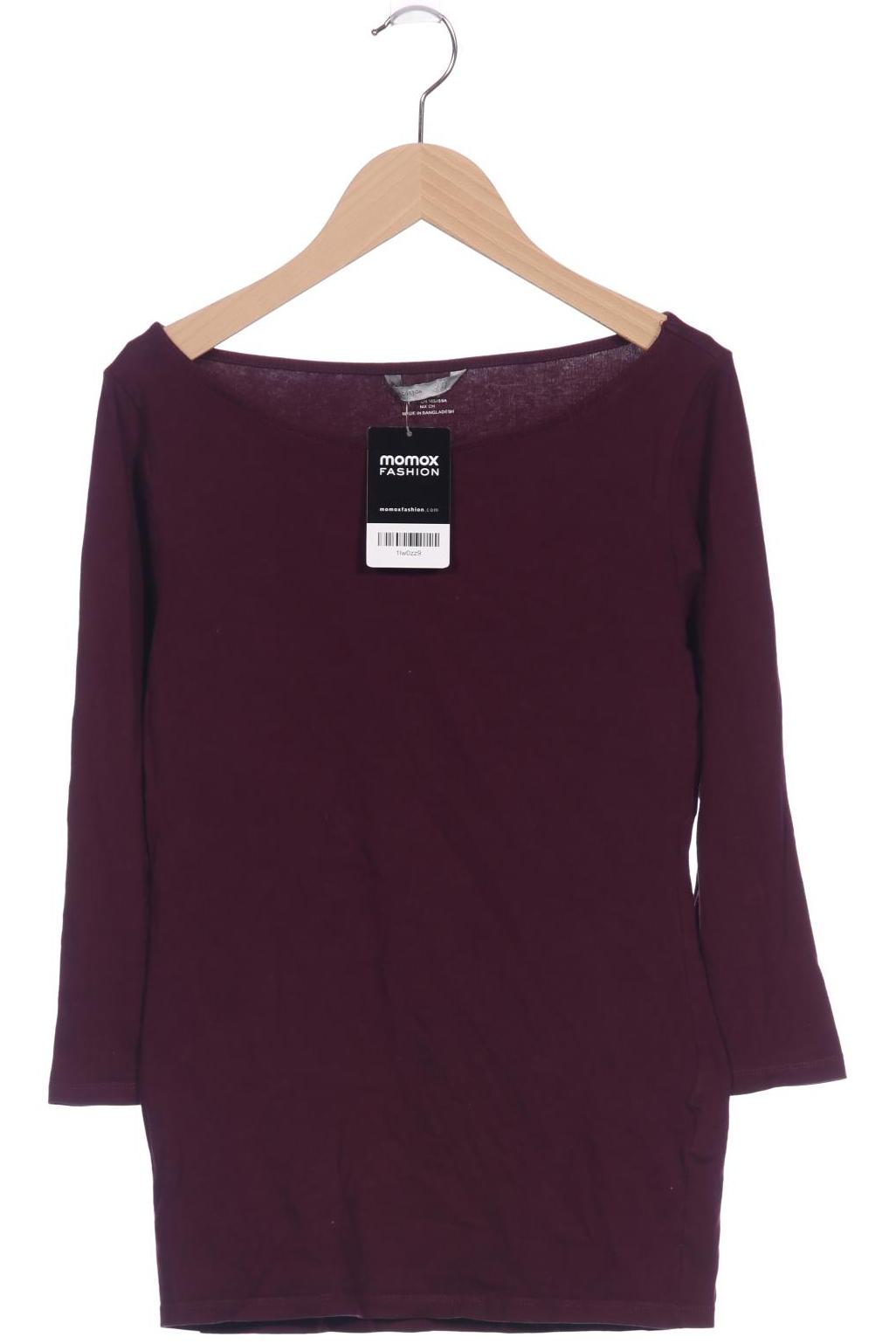 

H&M Damen Langarmshirt, bordeaux, Gr. 36