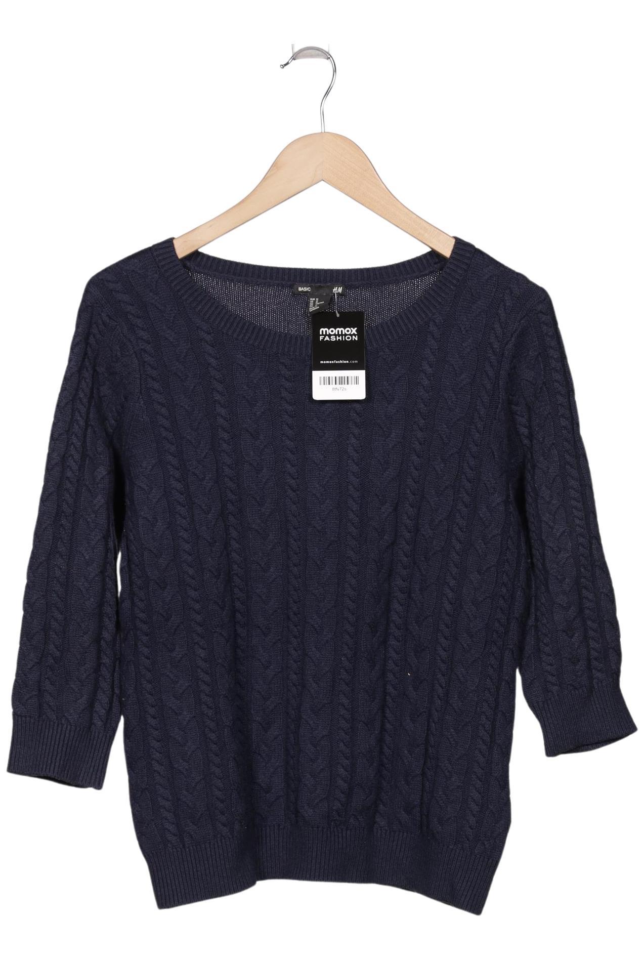 

H&M Damen Pullover, marineblau, Gr. 38