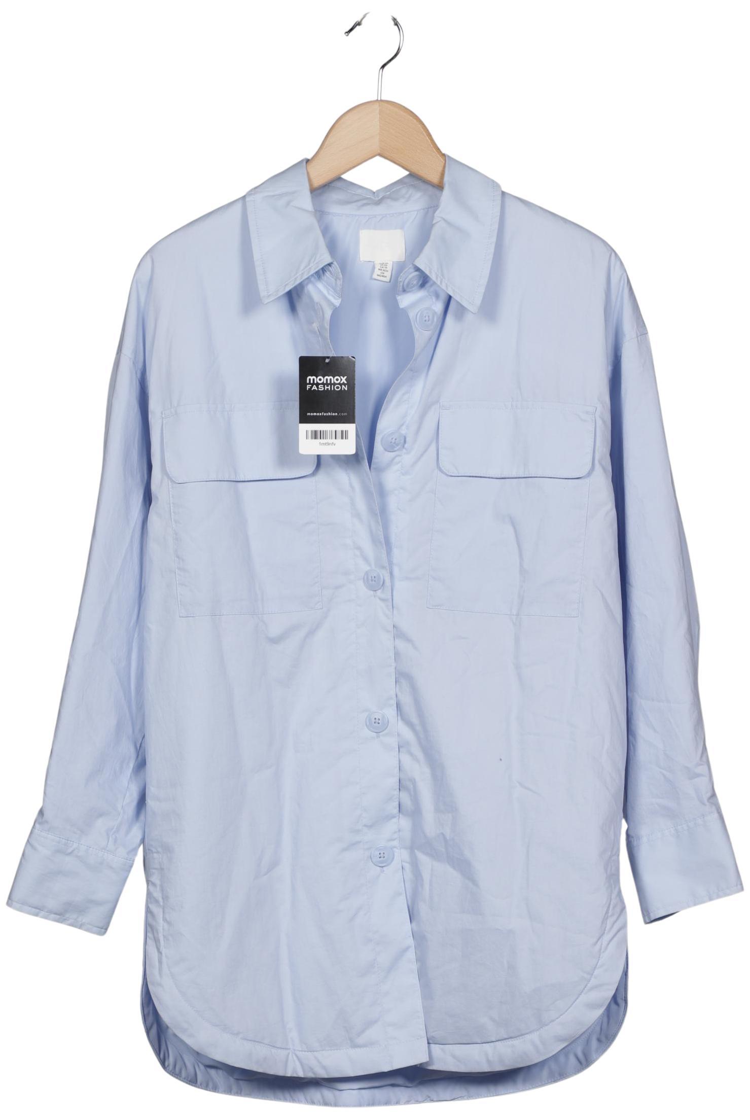 

H&M Damen Mantel, hellblau, Gr. 34