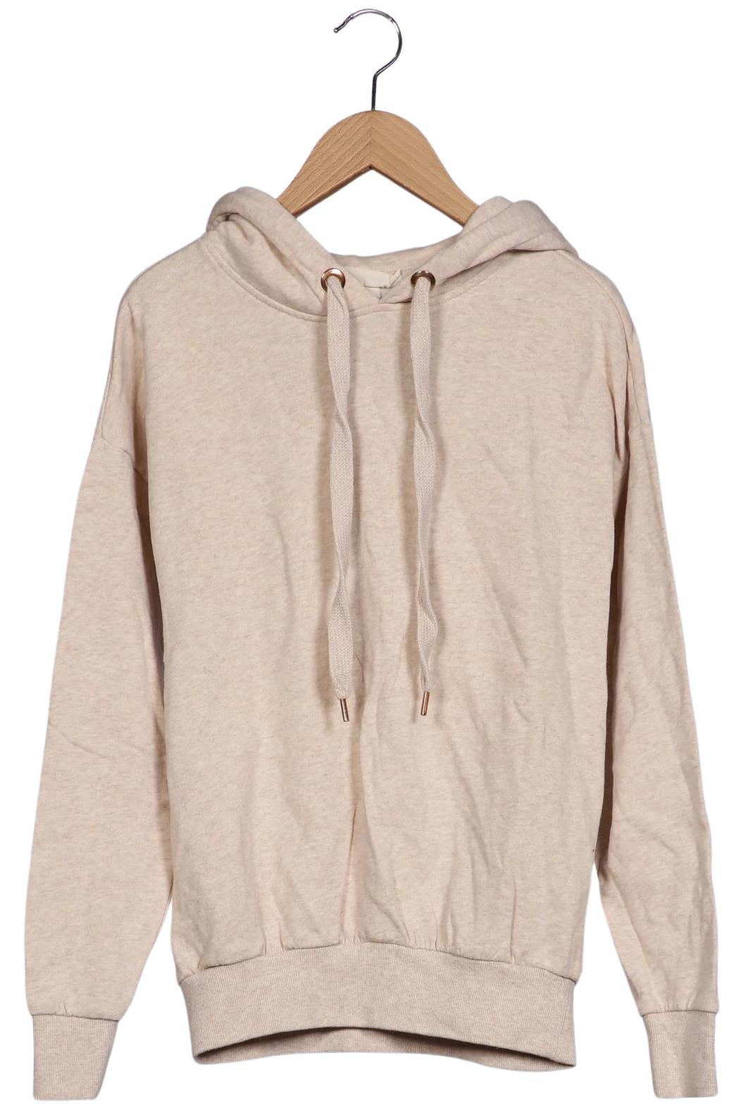 

H&M Damen Kapuzenpullover, beige, Gr. 36