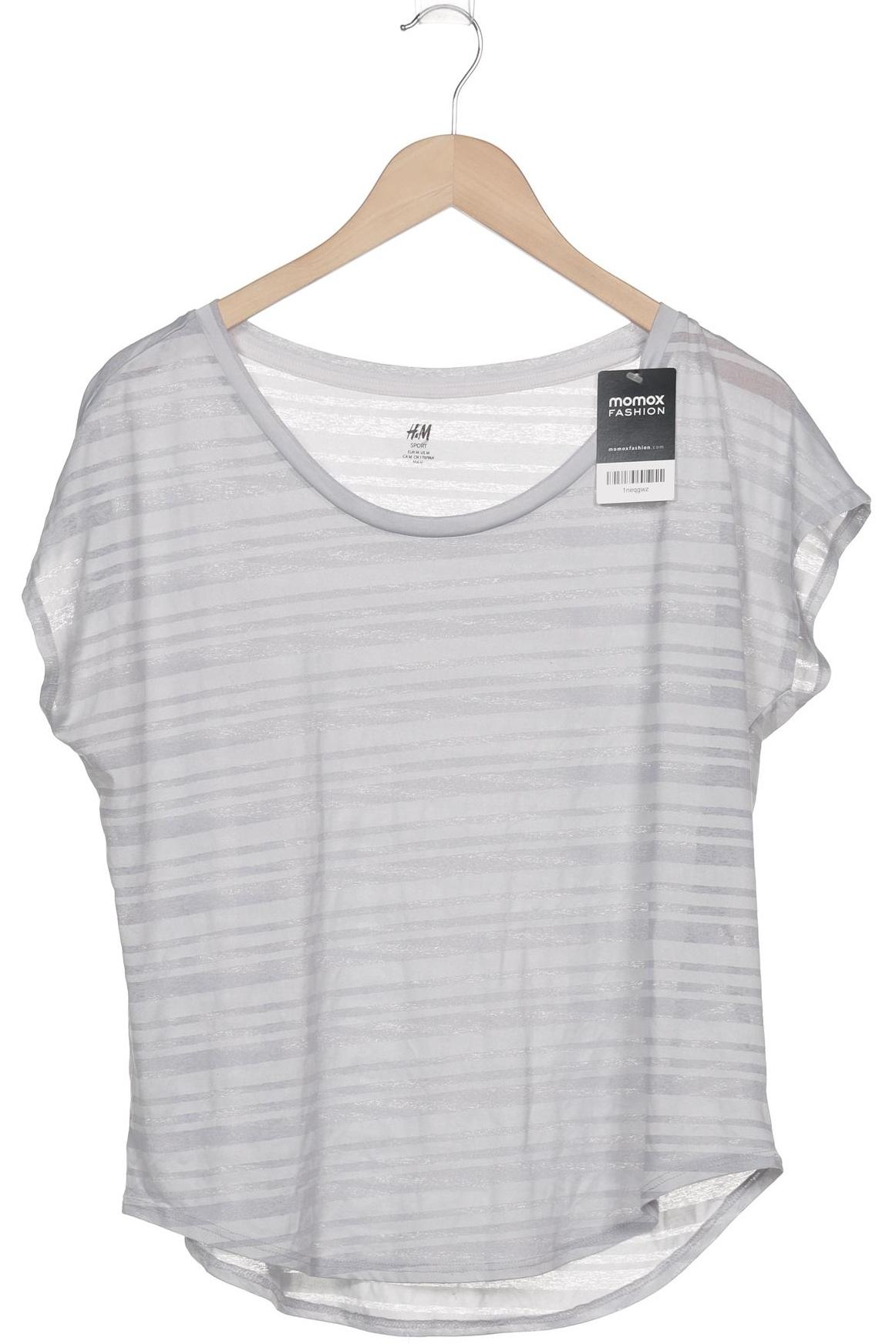 

H&M Damen T-Shirt, grau, Gr. 38