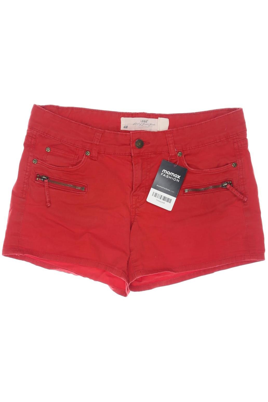 

H&M Damen Shorts, rot, Gr. 38