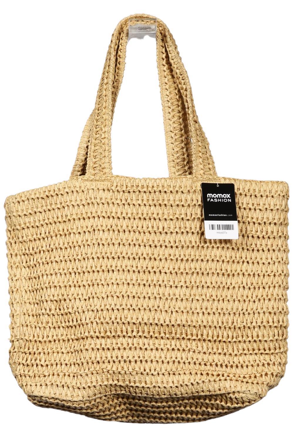 

H&M Damen Handtasche, beige, Gr.