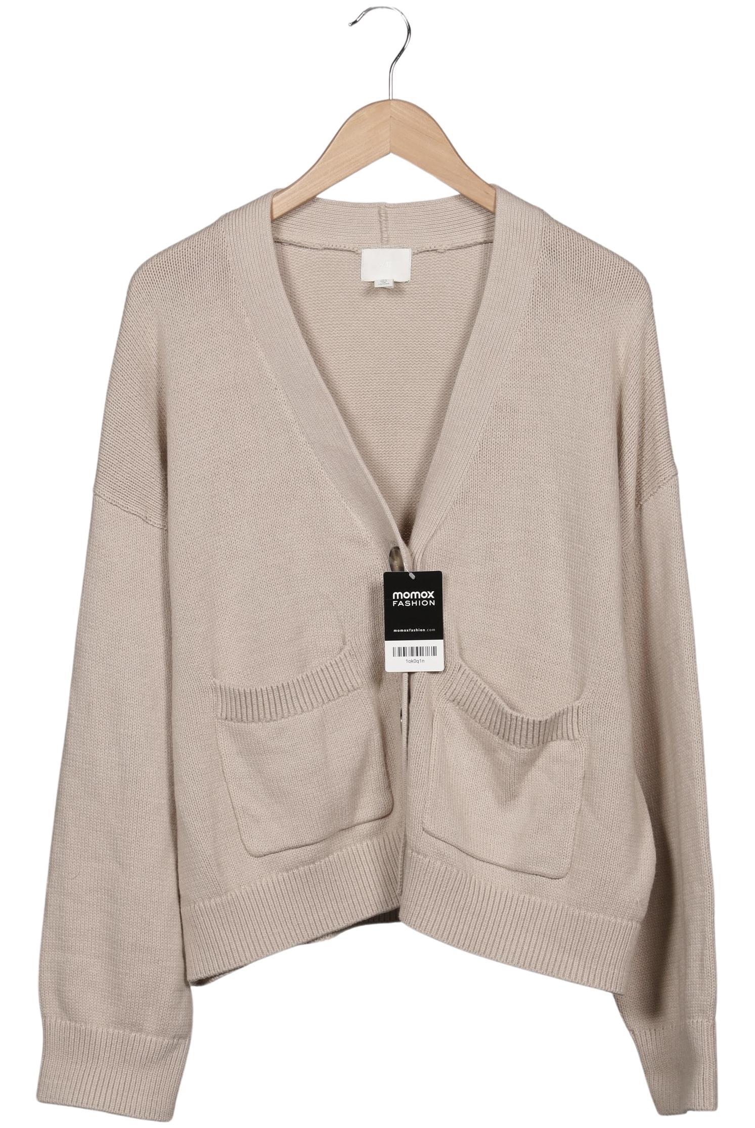 

H&M Damen Strickjacke, beige, Gr. 42