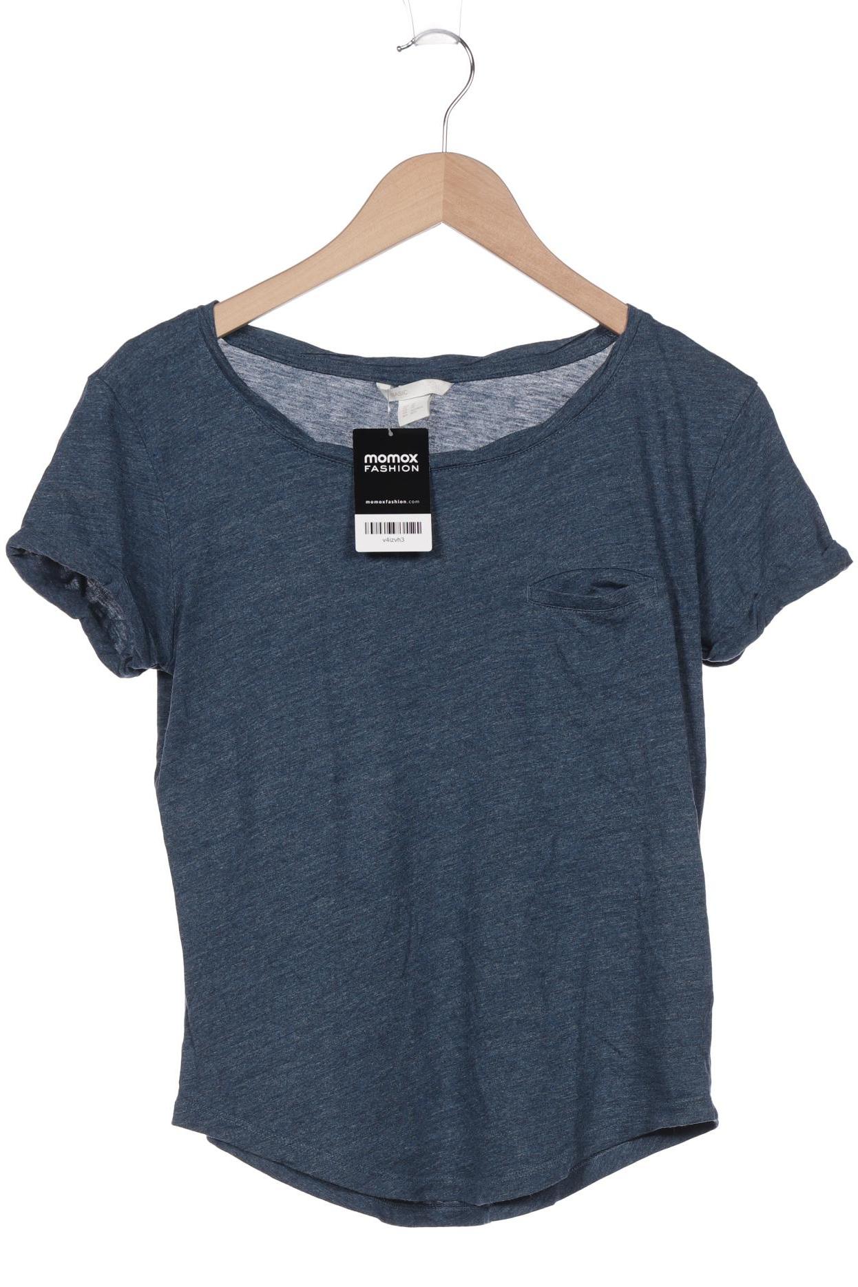 

H&M Damen T-Shirt, marineblau