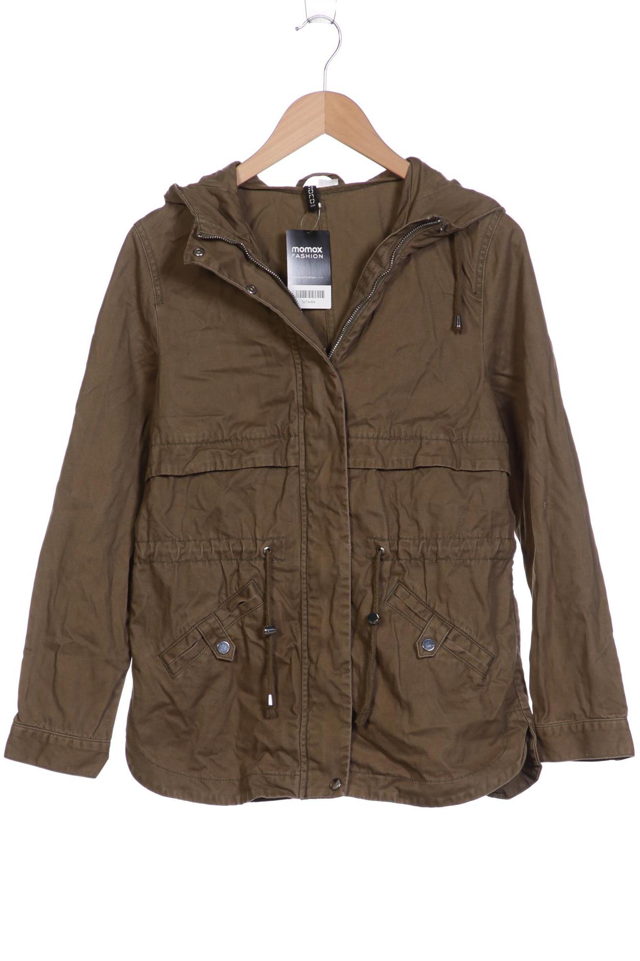 

H&M Damen Mantel, grün, Gr. 36